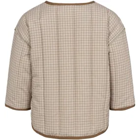 Relaxed-fit MarMar Hazel Check Ovalino Quilt Thermo Jacket