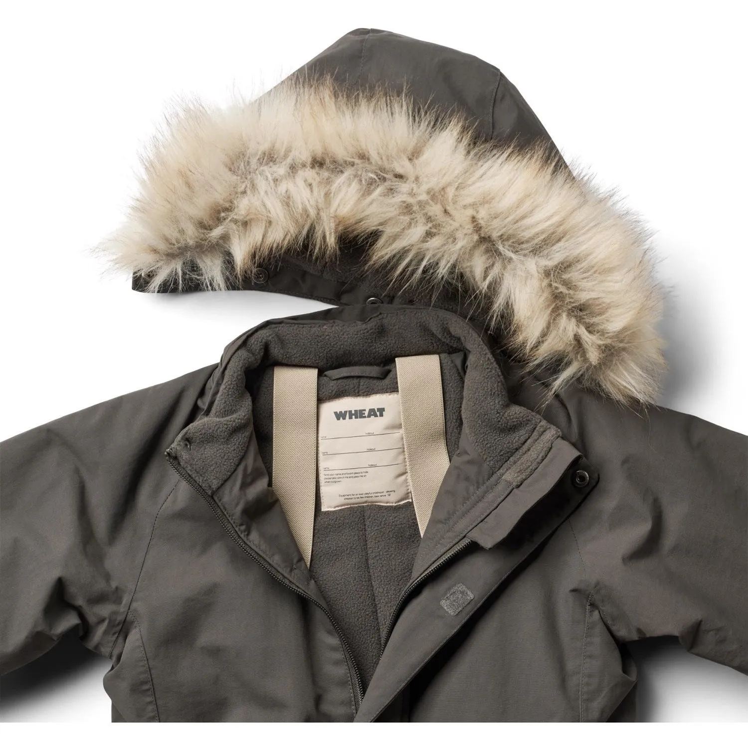 Wheat Raven Snowsuit Moe Tech Hidden-Placket