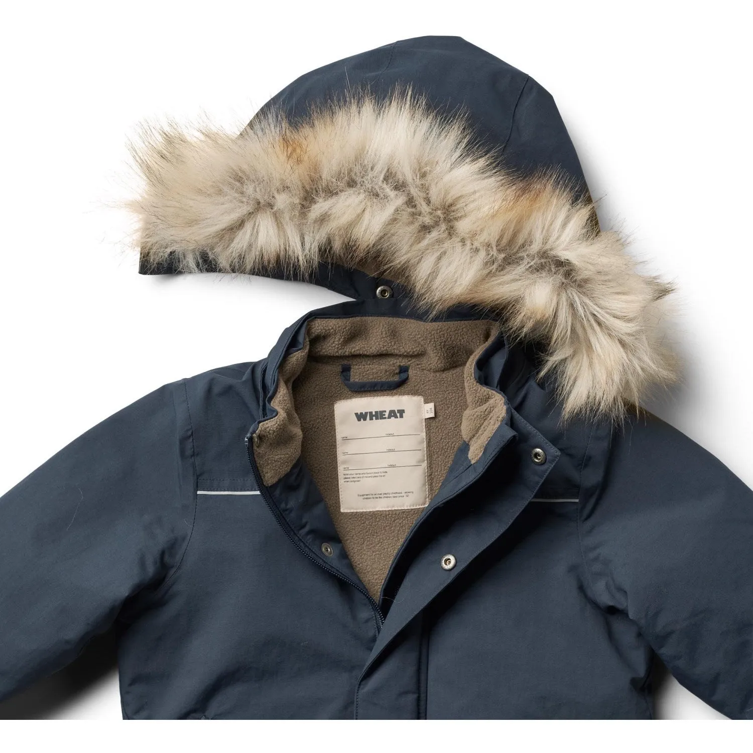Durable Outerwear Wheat Dark Blue Jacket Kasper Tech