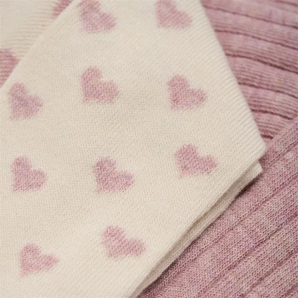 Office Minymo Light Rose Str?mpebukser w. Pattern 2-Pack