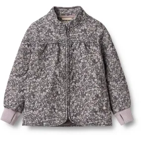 Sophisticated office blouse Wheat Black Sea Flowers Thermo Jacket Thilde