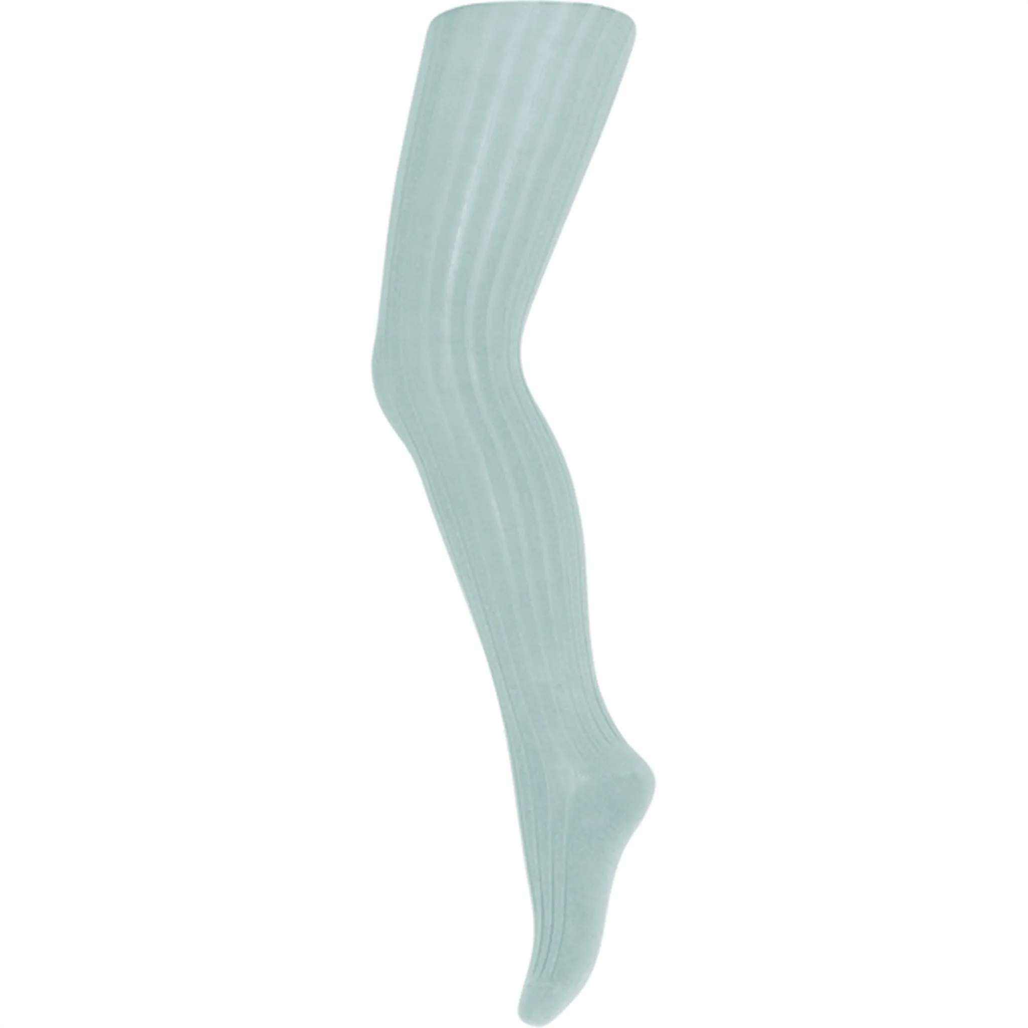MP Danmark 130 Cotton Rib Tights 1205 Aquamarine Slimming Effect Anti-bacterial-treatment