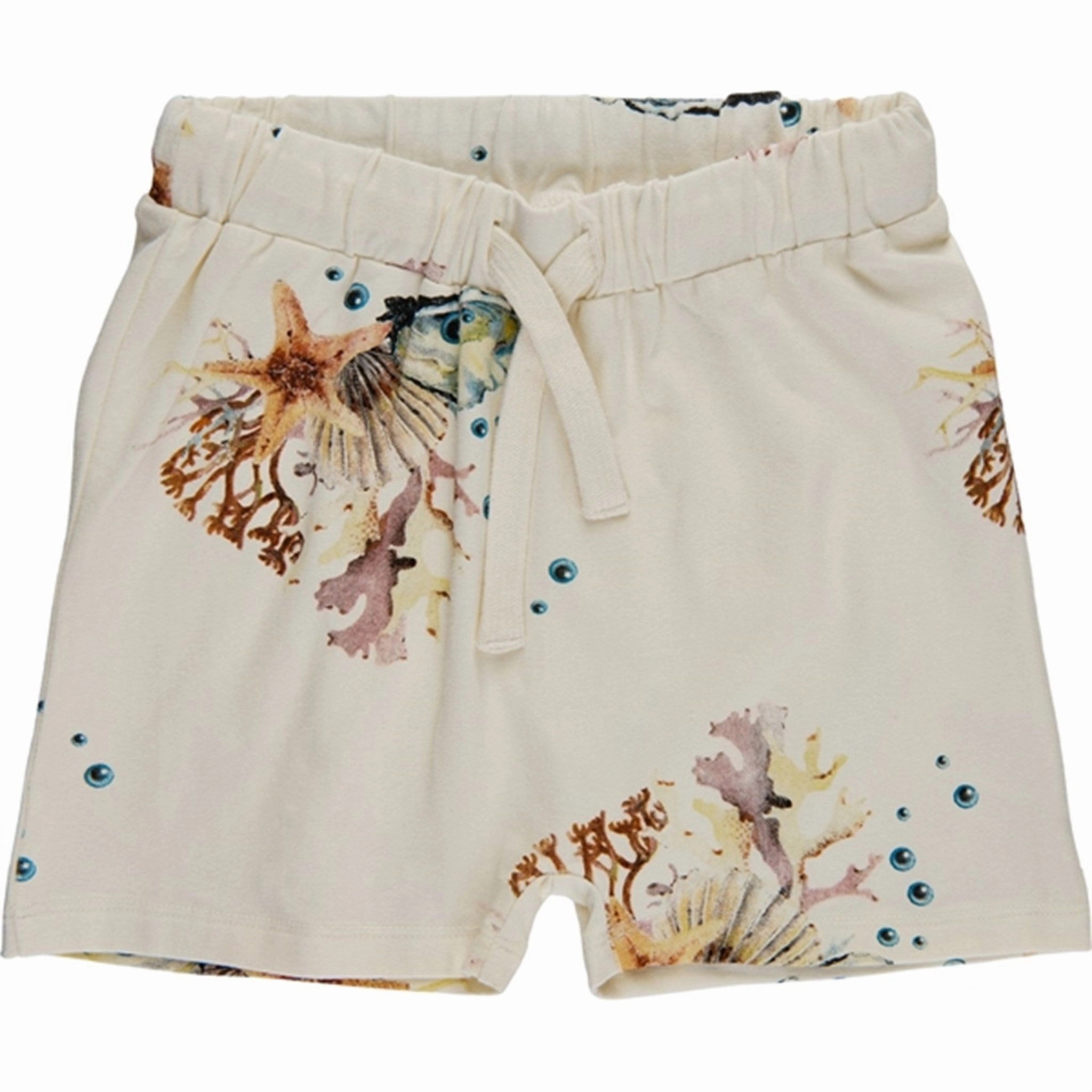 THE NEW Siblings White Swan Coral AOP Gaige Shorts Clean Lines
