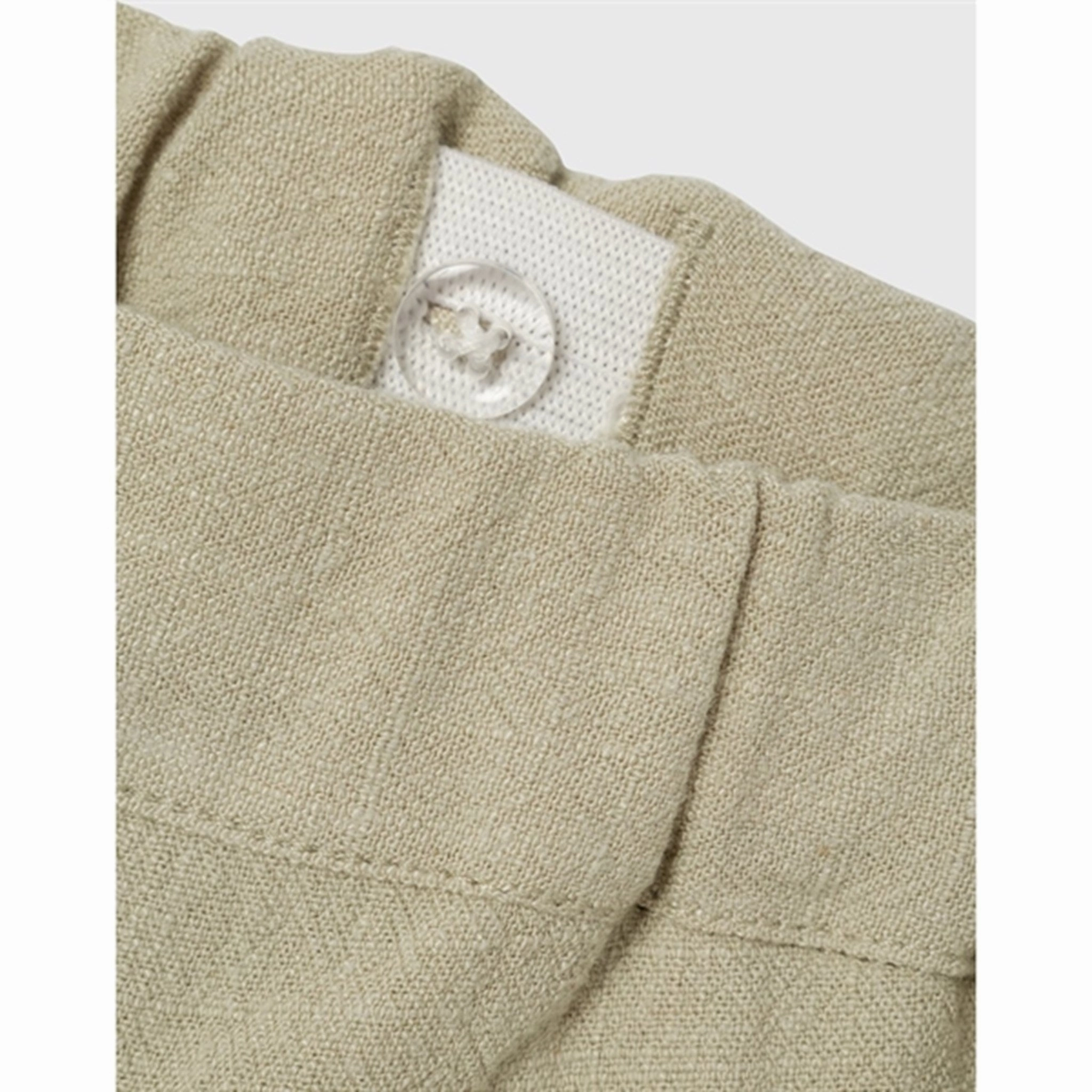 Lightweight Fabric Lil'Atelier Moss Gray Dolie Fin Shorts