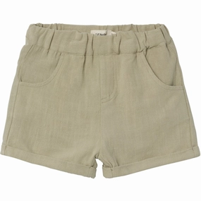 Lil'Atelier Moss Gray Dolie Fin Shorts Daytime Style Comfort Fit