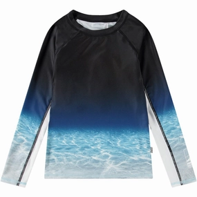 Coastal-Charm Molo Faded Ocean Neptune LS Swim Top
