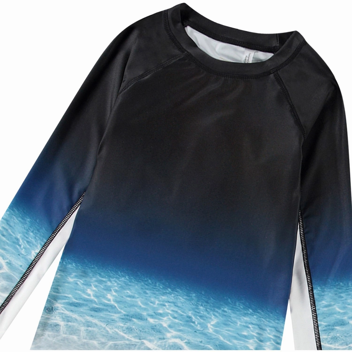 Molo Faded Ocean Neptune LS Swim Top Active Fun