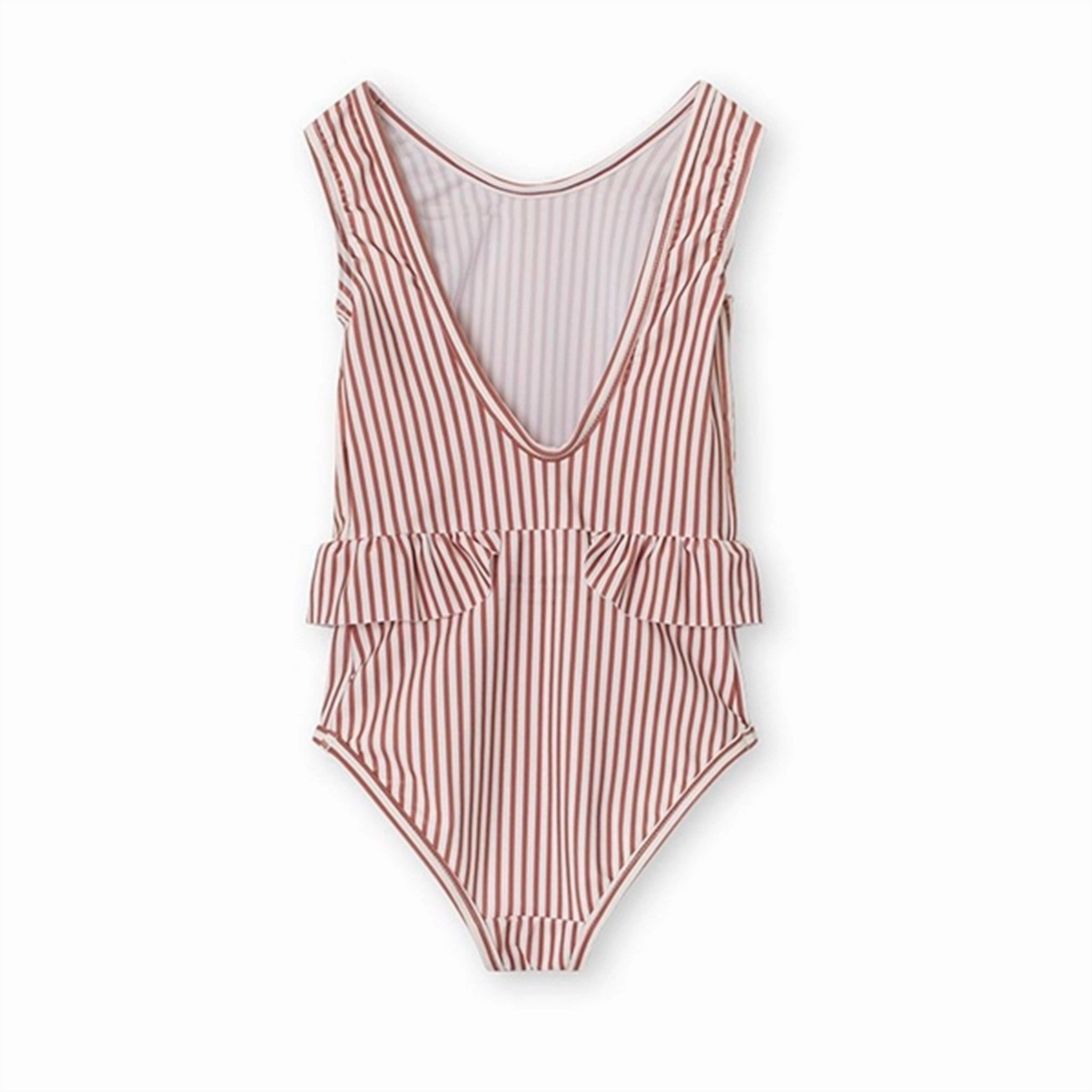 MINI A TURE Gelika Printed UV50 Swim Suit Acorn Brown Stripes Sunny Escape Tummy-Control