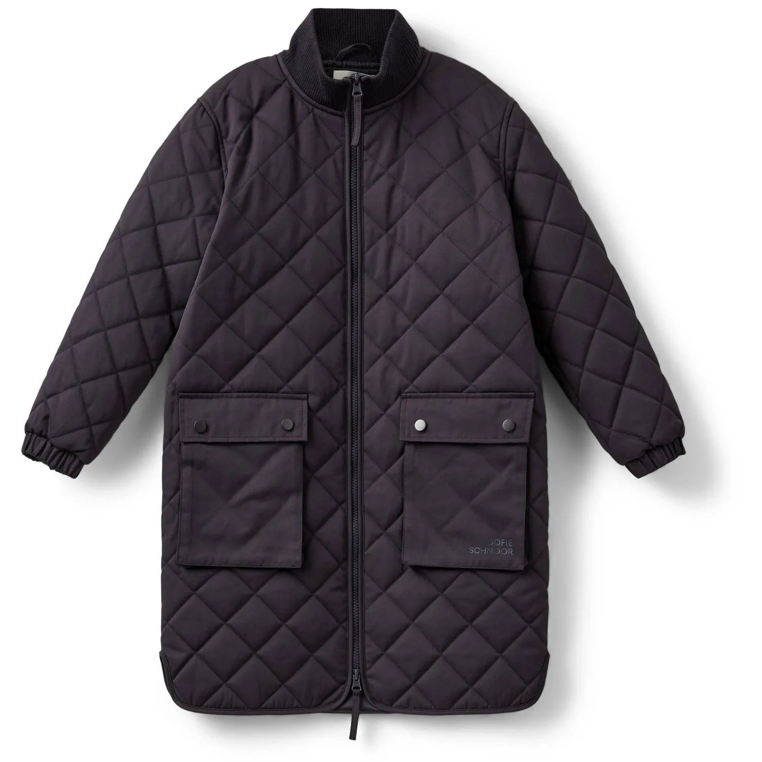 Winter Weather Protection Graphic Design Sofie Schnoor Dark Blue Jacket