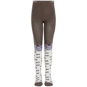 High-waisted MELTON Denver Melange Rabbit str?mpebukser