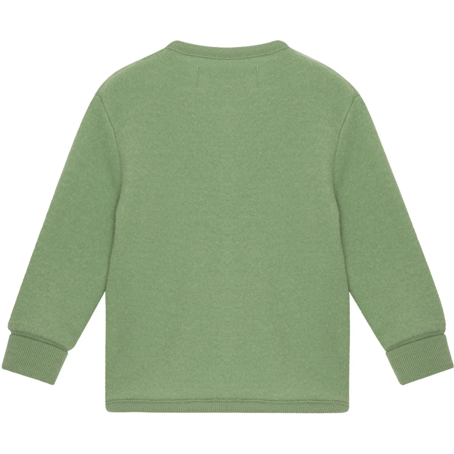 Bonded Collar Casual Day Wear Molo Moss Green Umber Fleece Jacket