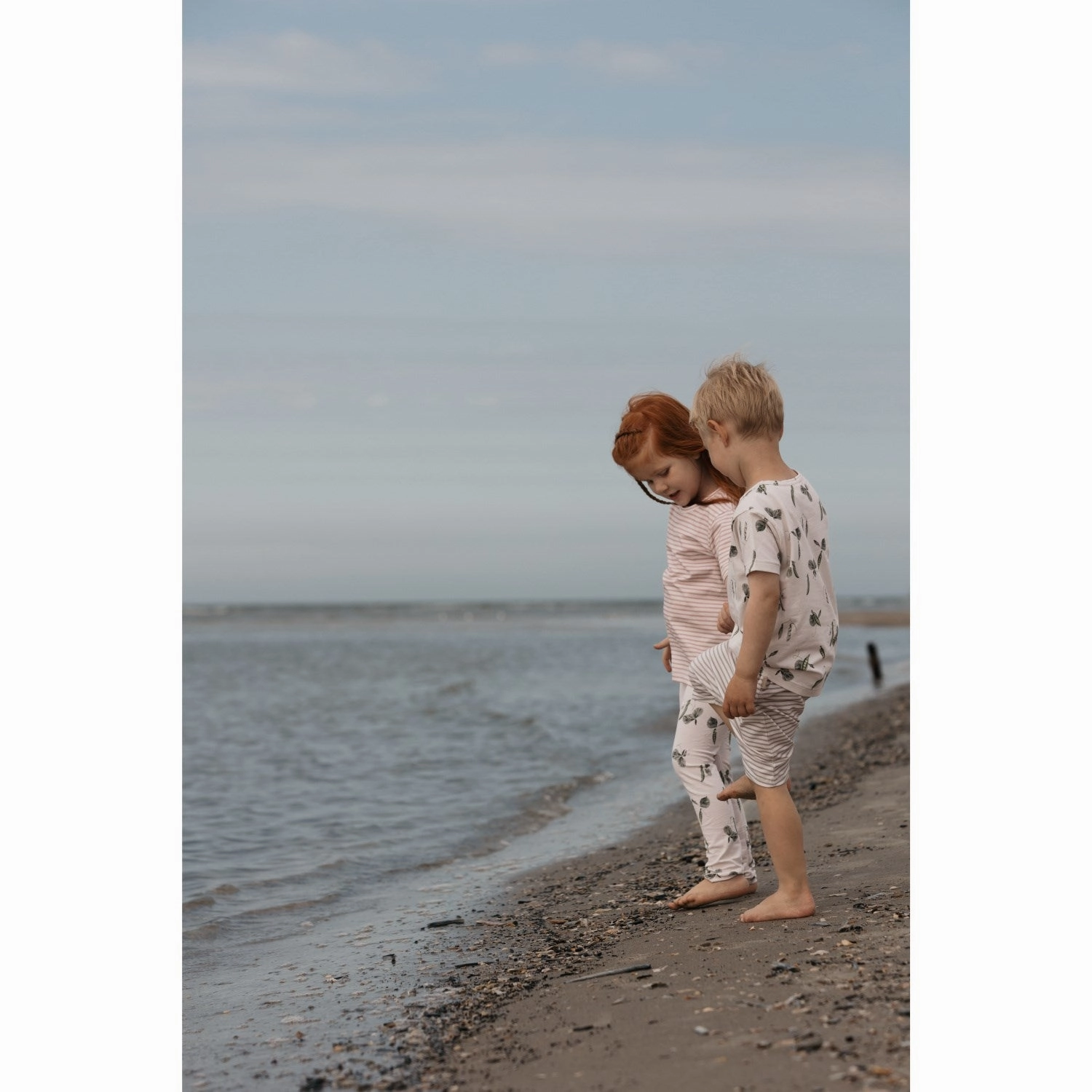 Casual Fit cyclists Petit Piao? Mineral Green Shorts Sum Printed