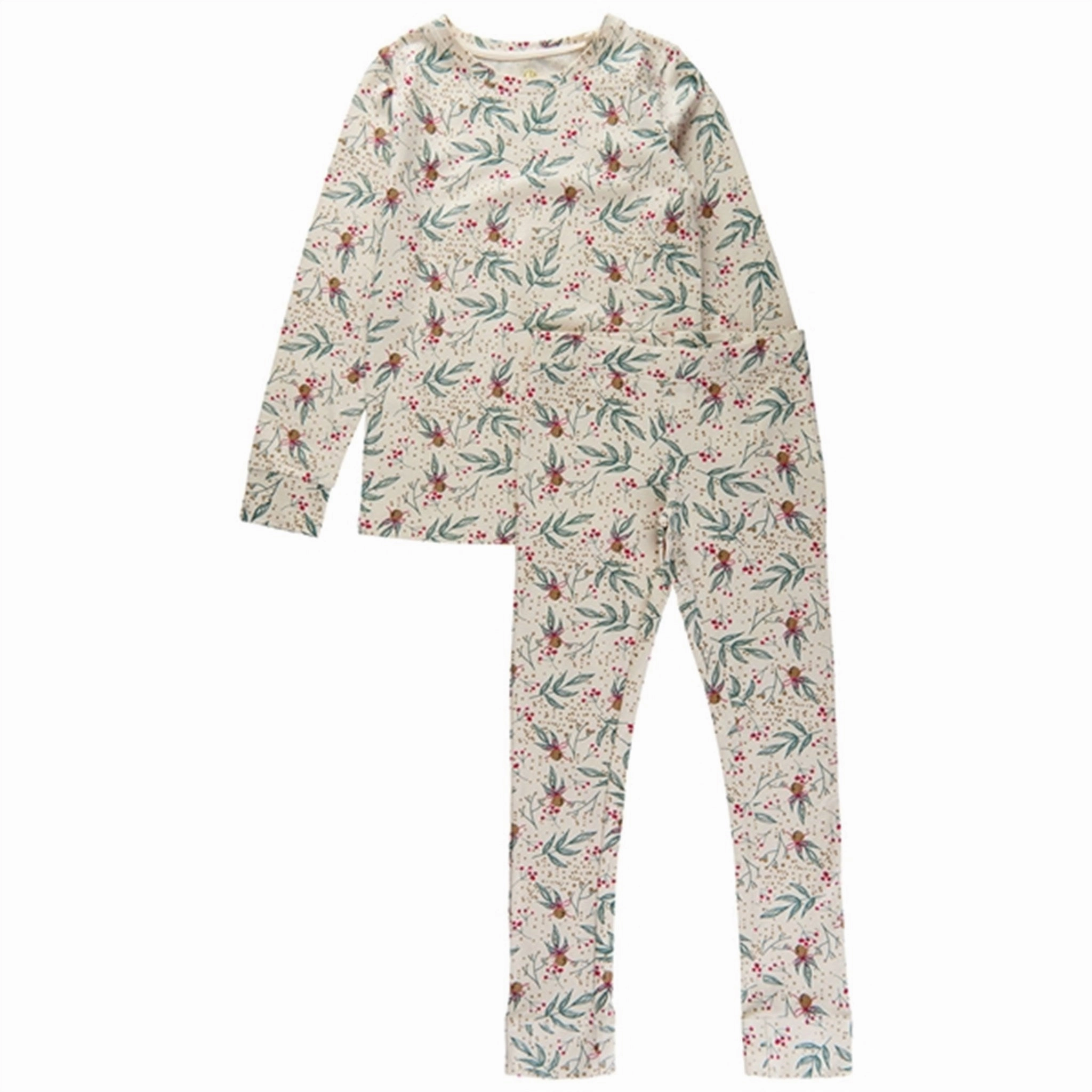 Versatile Styling Laidback Daily Style The New White Swan Bell Aop Holiday Pyjamas
