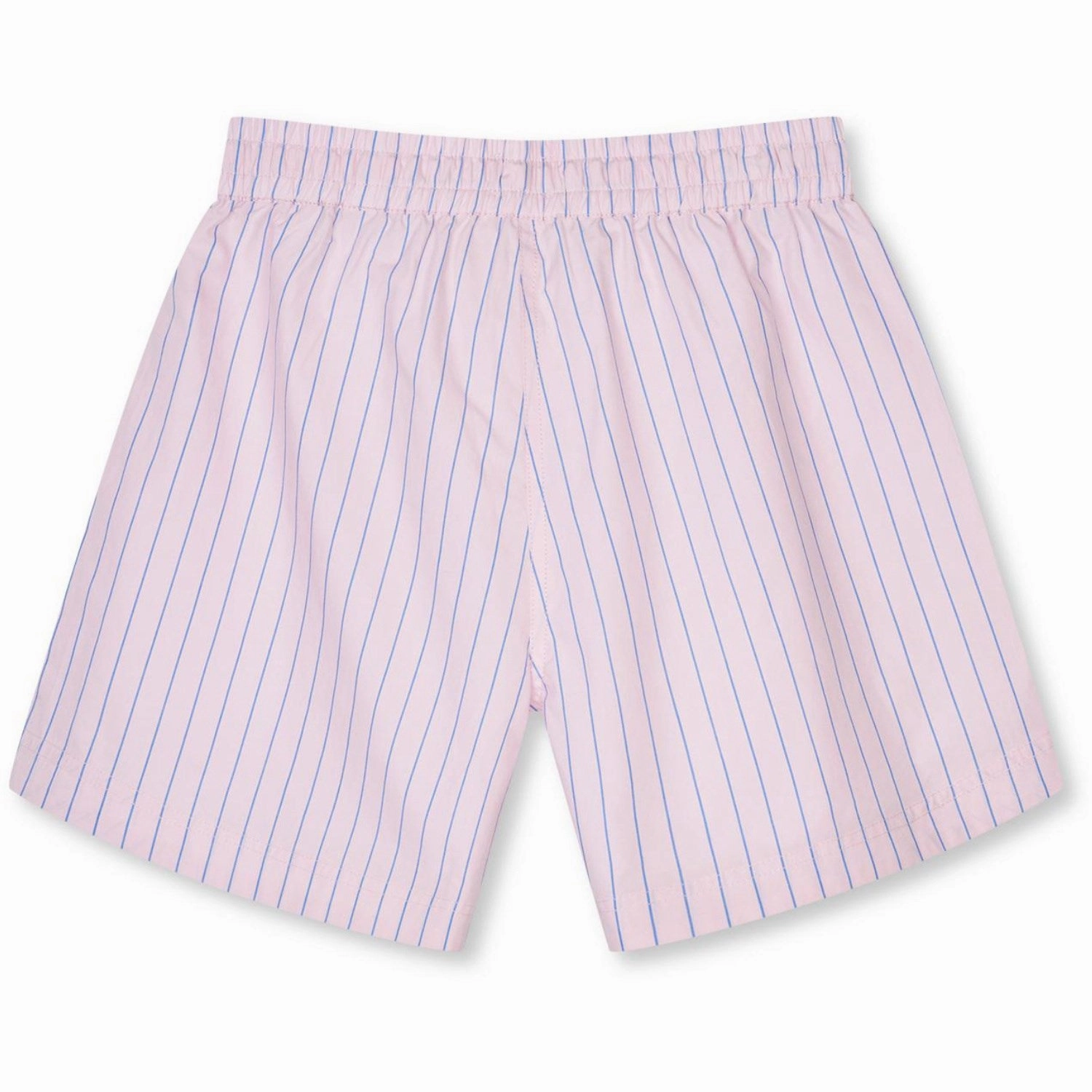 Mads N?rgaard Pinstripe/Parfait Pink Crisp Poplin Pio Shorts QuickReleaseBuckle