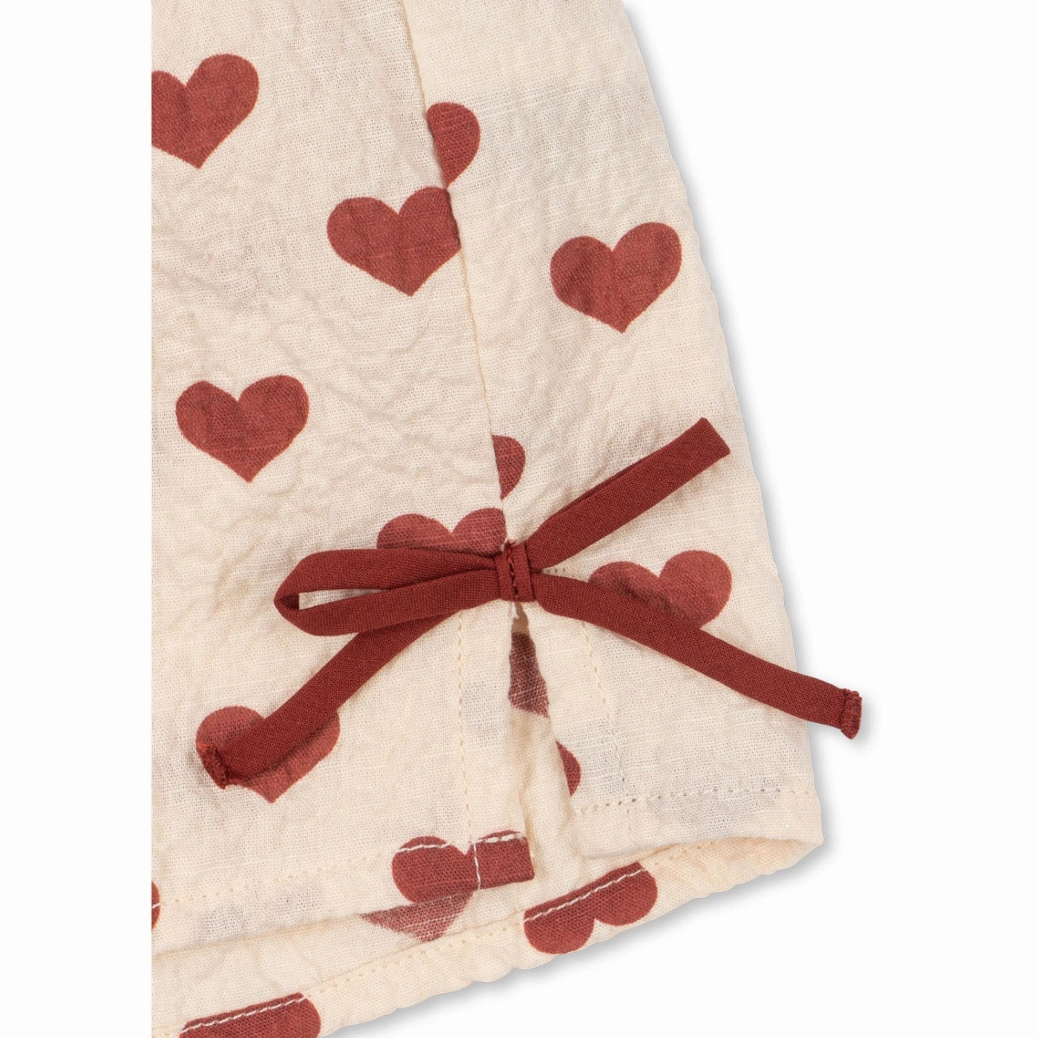 Universal Attachment Points Konges Sl?jd Amour Rouge Ava Slit Shorts Gots