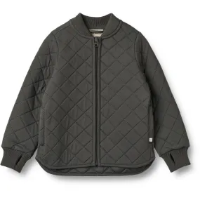 Wheat Raven Thermo Jacket Loui Mix-And-Match Feminine tie-front top