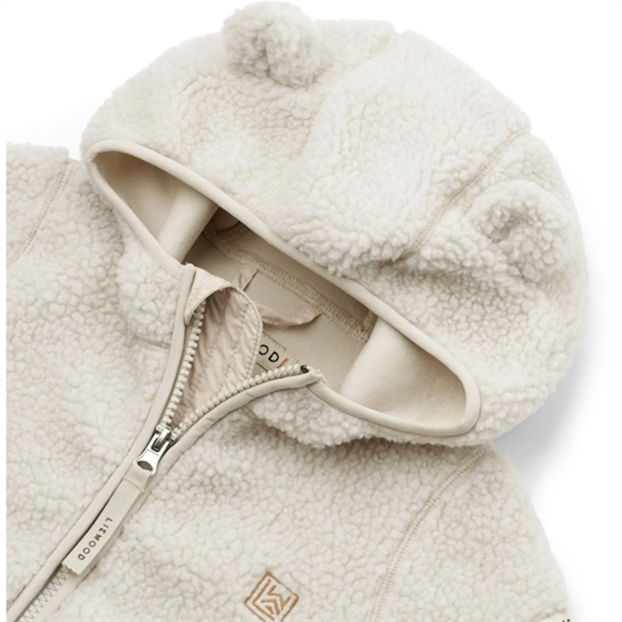 Liewood Leopard/Sandy Mara Pile Embroidery Jacket With Ears Recycled Material