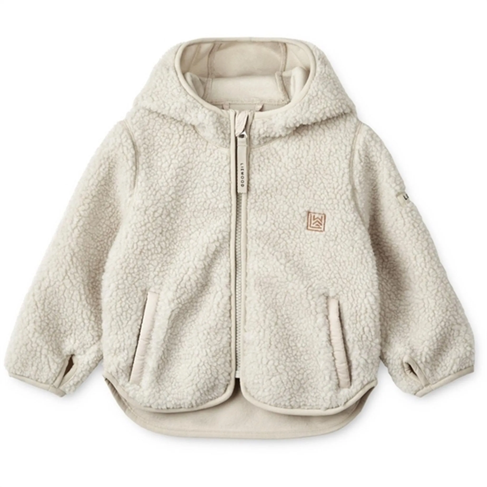 Fresh Look Active Fit Liewood Leopard/Sandy Mara Pile Embroidery Jacket With Ears