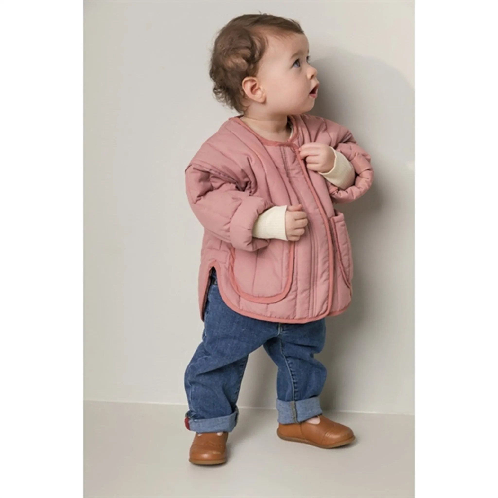 MarMar Rose Parfait Ovalino Quilt Thermo Jacket Flap-Detail