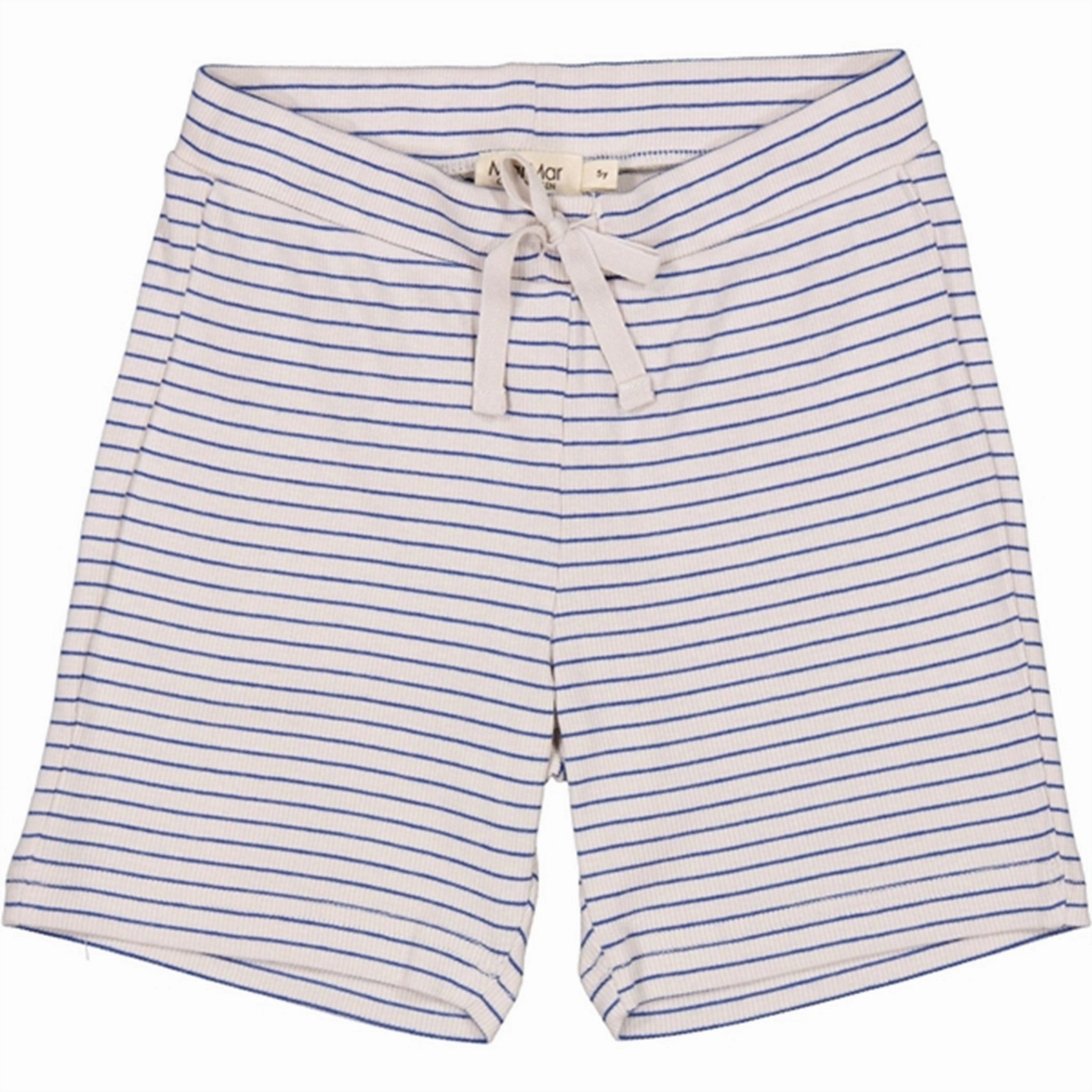Easy Comfort Fit MarMar Modal Rib Space Blue Stripe Paulo Shorts