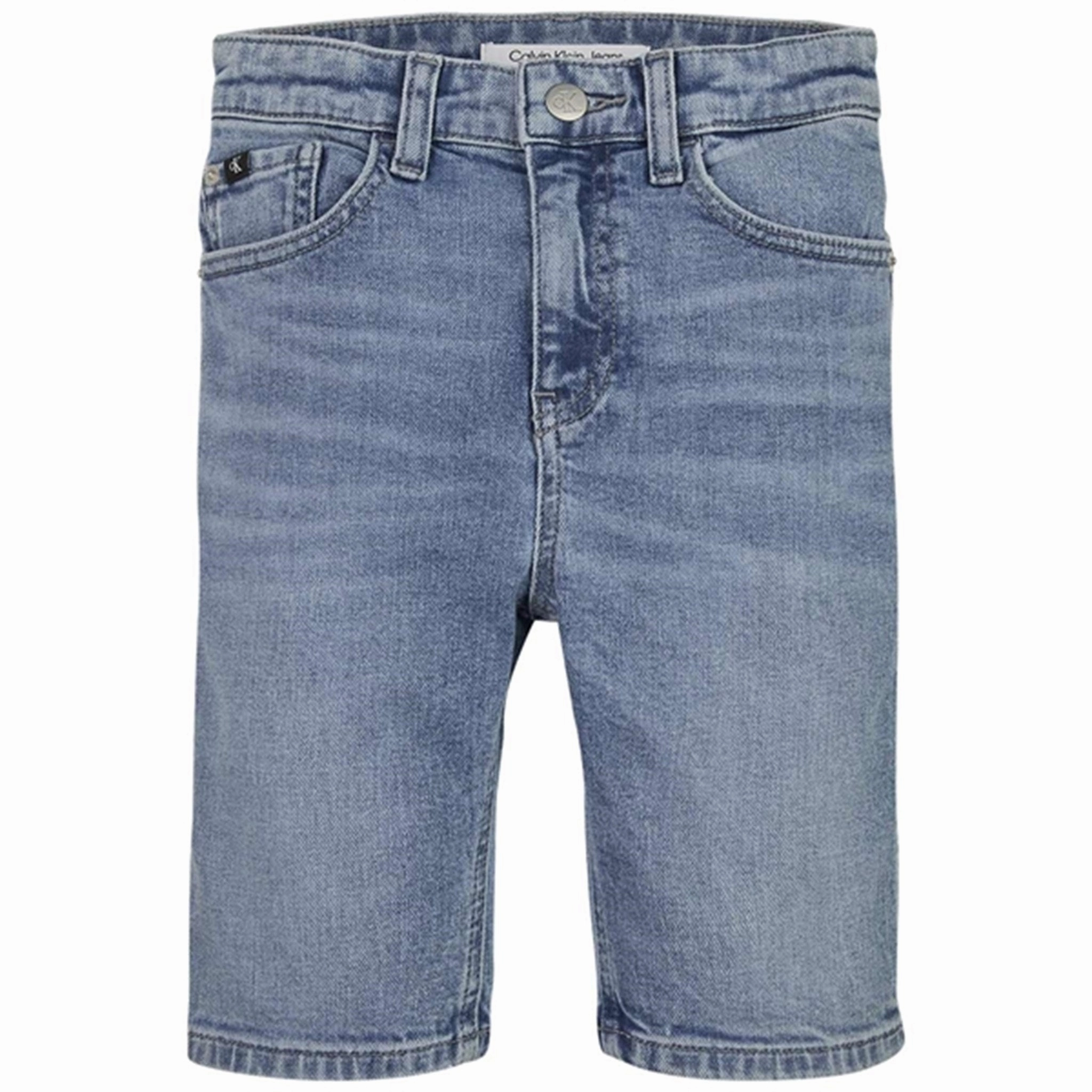 adult clothing Calvin Klein Denim Shorts High Visual Blue
