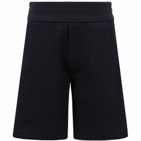 Moncler Navy Sweat Short compression support