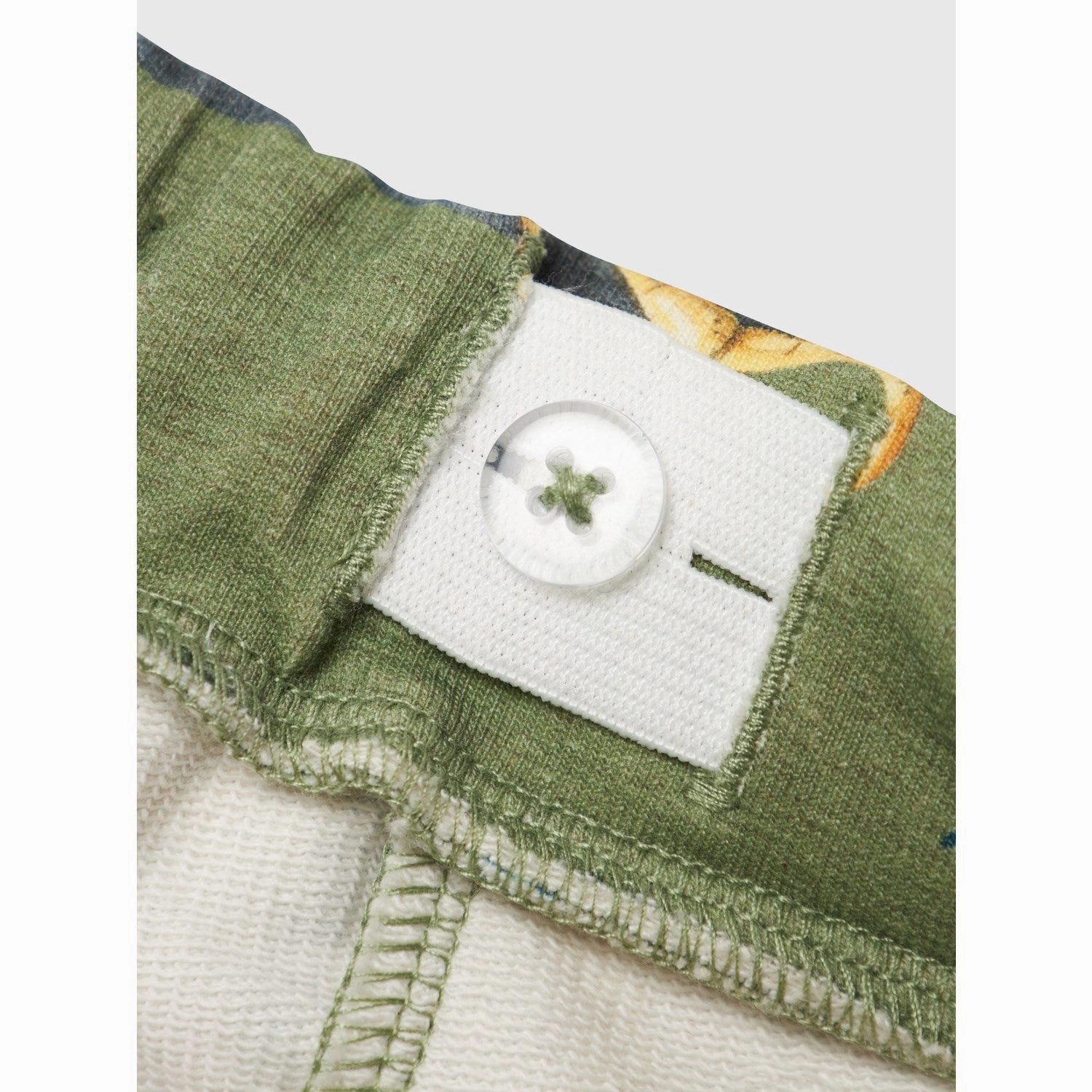 Lightweight Feel Name It Oil Green Jasen Sweat Long Shorts