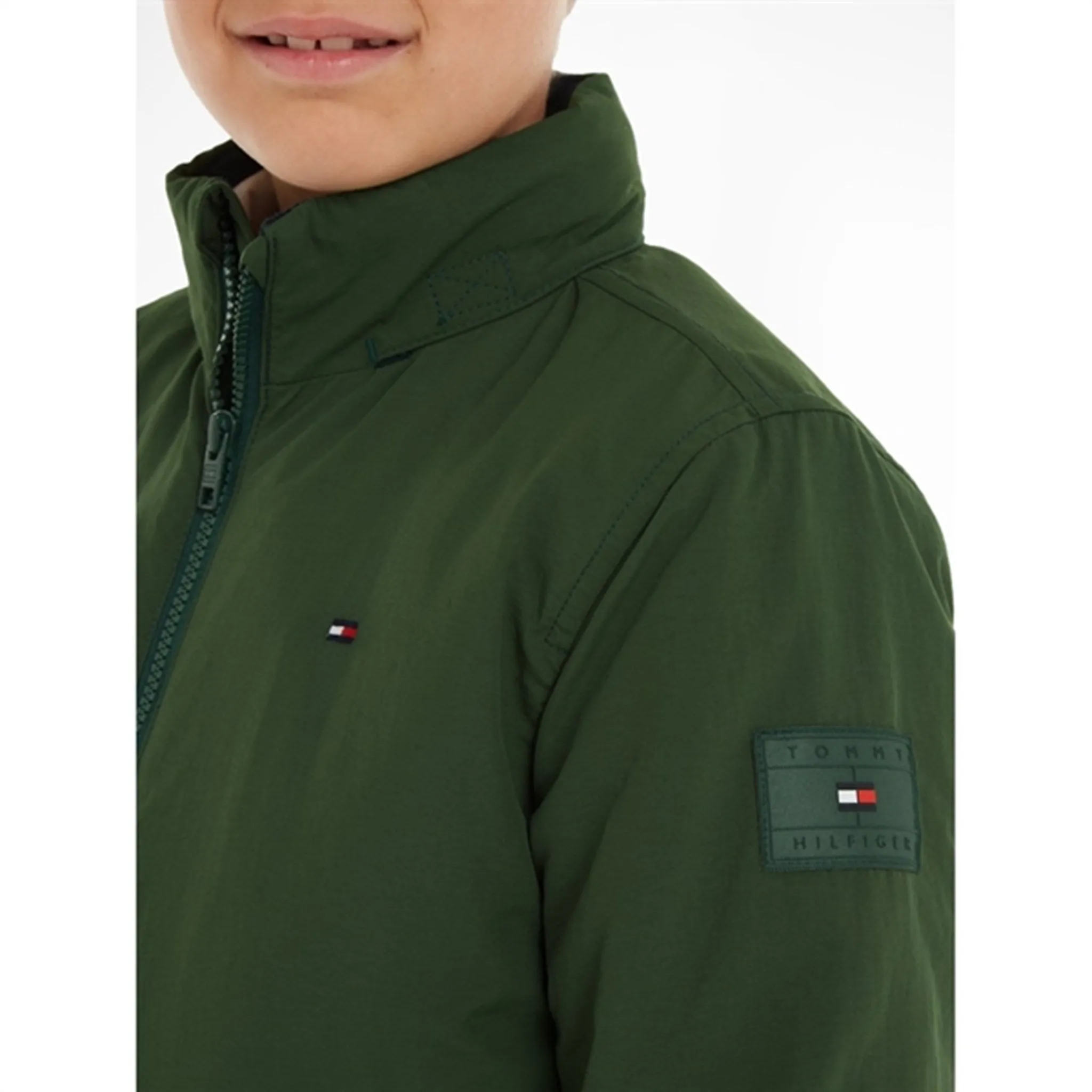 Tommy Hilfiger Essential Quilted Jacket Collegiate Green High - end