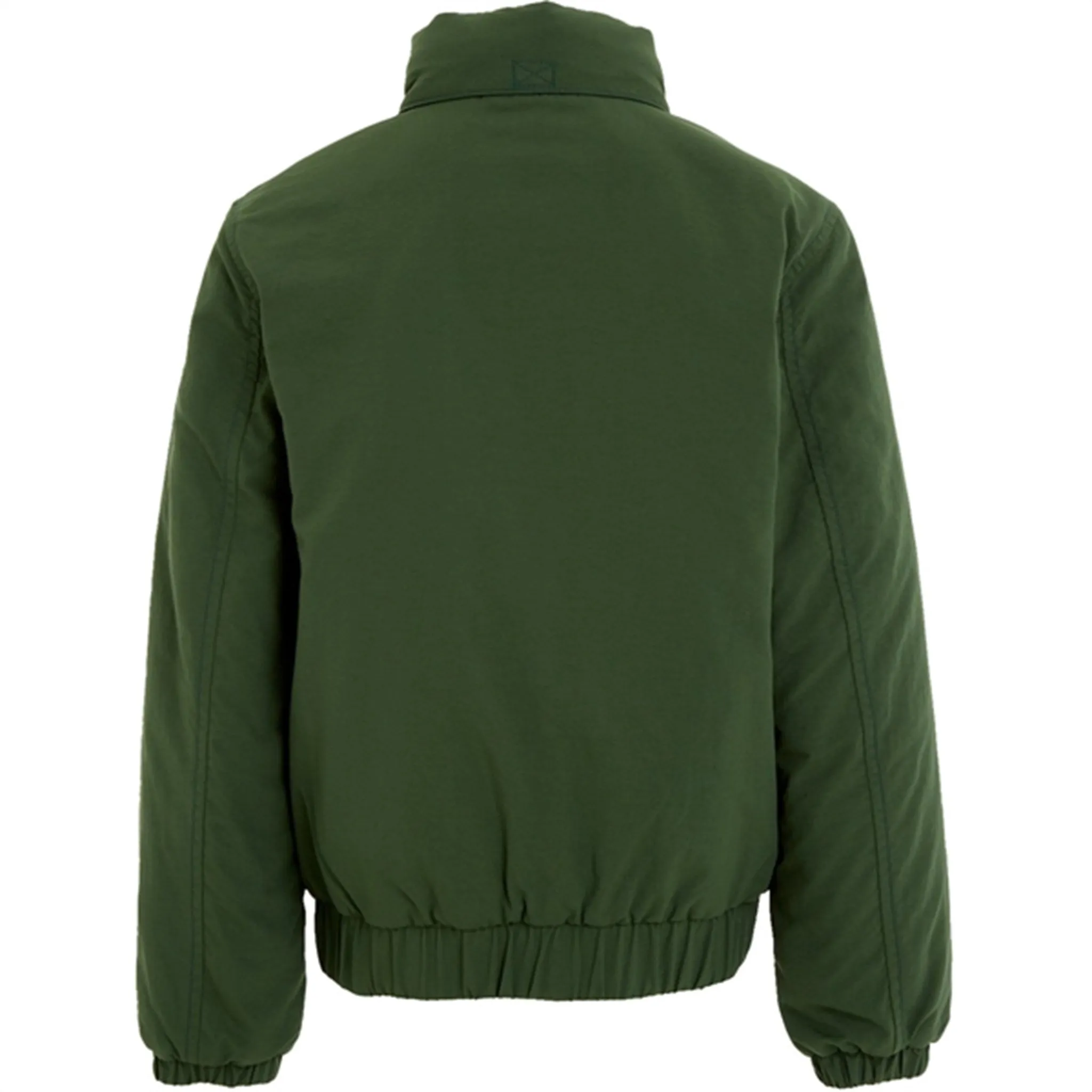 Tommy Hilfiger Essential Quilted Jacket Collegiate Green Eco-Friendly Fabric Reinforced Shoulder Panels