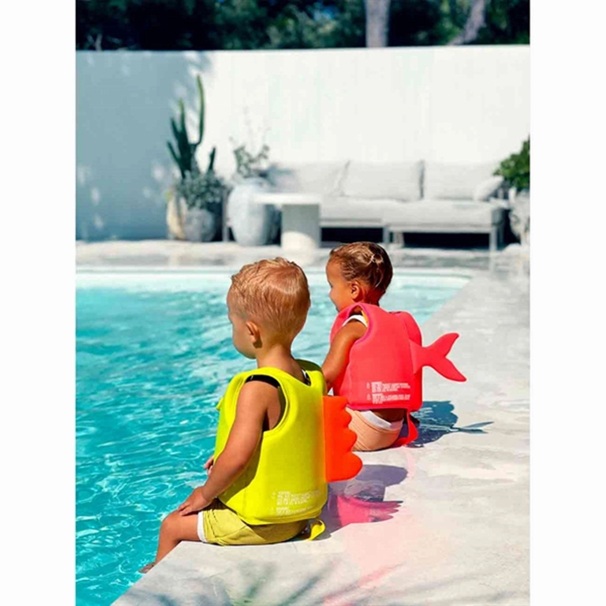 Bonded Seam Engineering SunnyLife Float Vest Surfing Dino