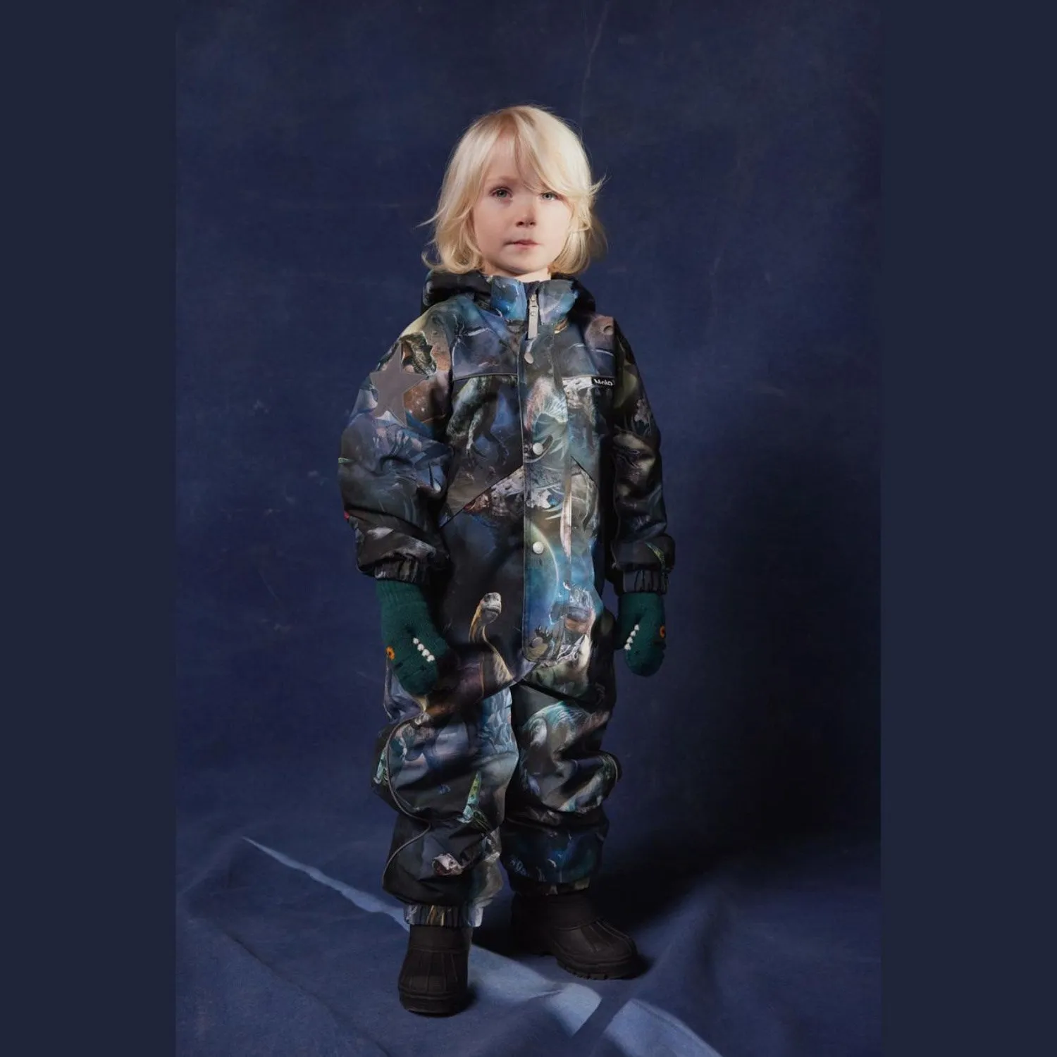 Molo Dino In Space Polaris Snowsuit Comfortable fit shirt