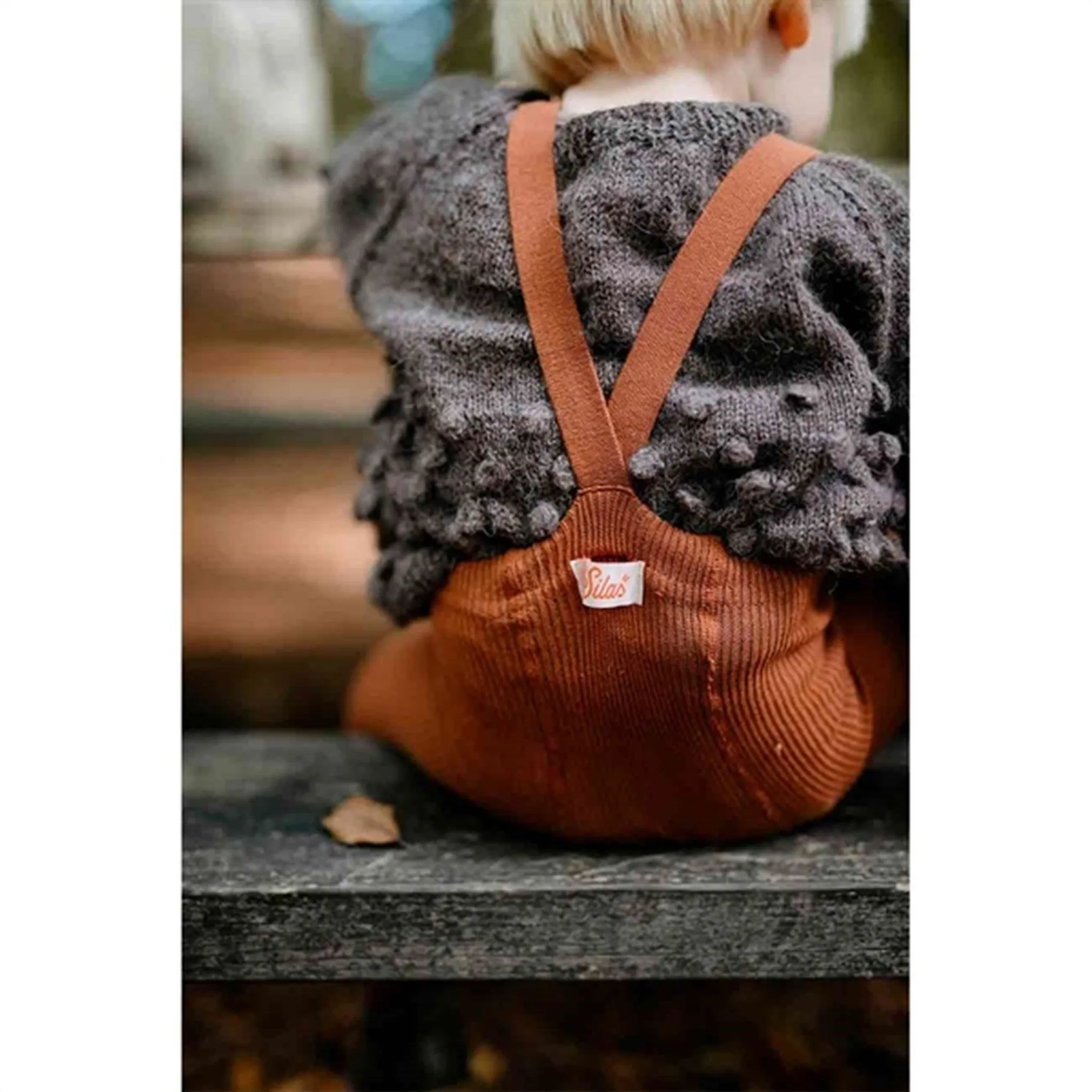 Chambray Silly Silas Footed Tights Cinnamon