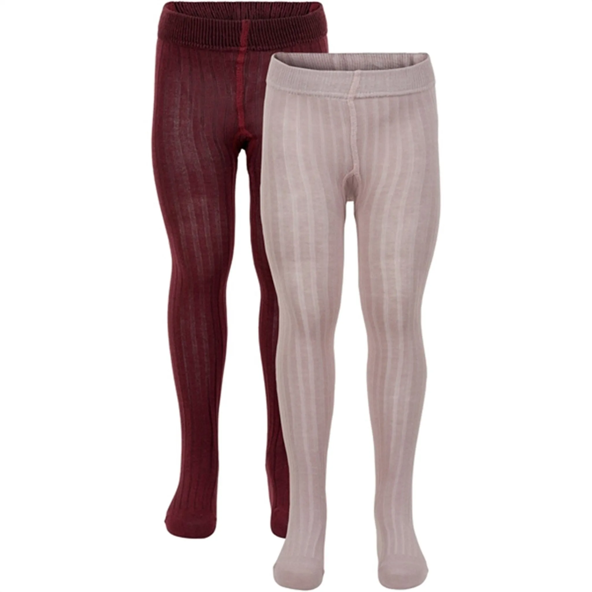 Fall-fashion Asymmetrical hem Minymo Rose Smoke Stocking 2-pack NOOS