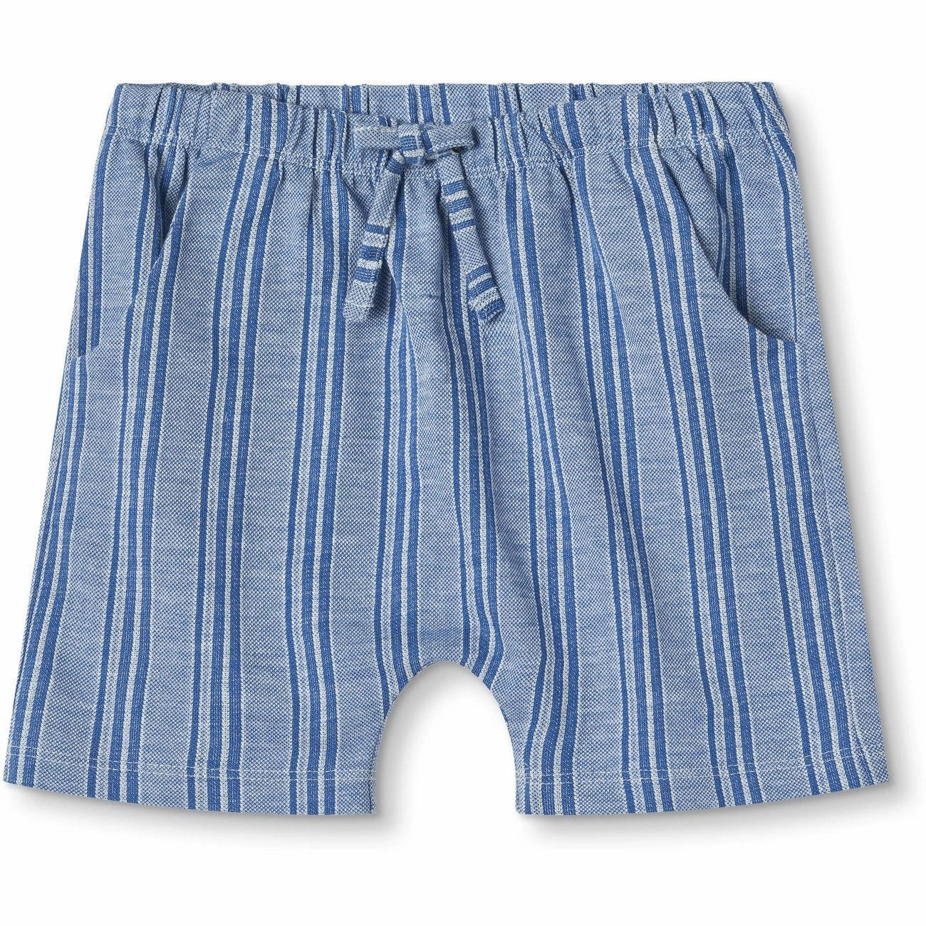Fliink Cloud Dancer Mazerine Blue Stripe Miro Shorts Semi Formal RecycledPolyester