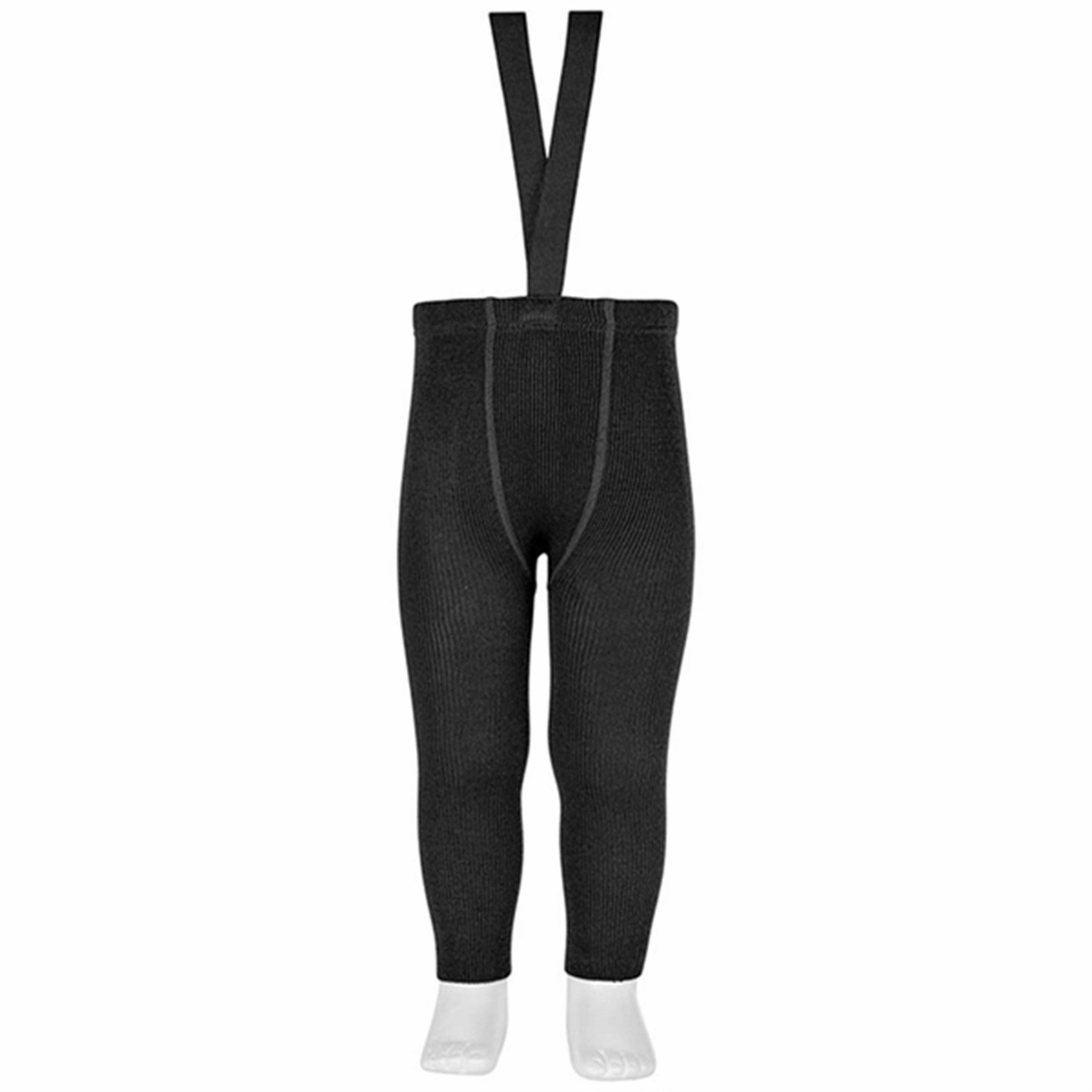 Sequined C??ndor Wool Tights Black