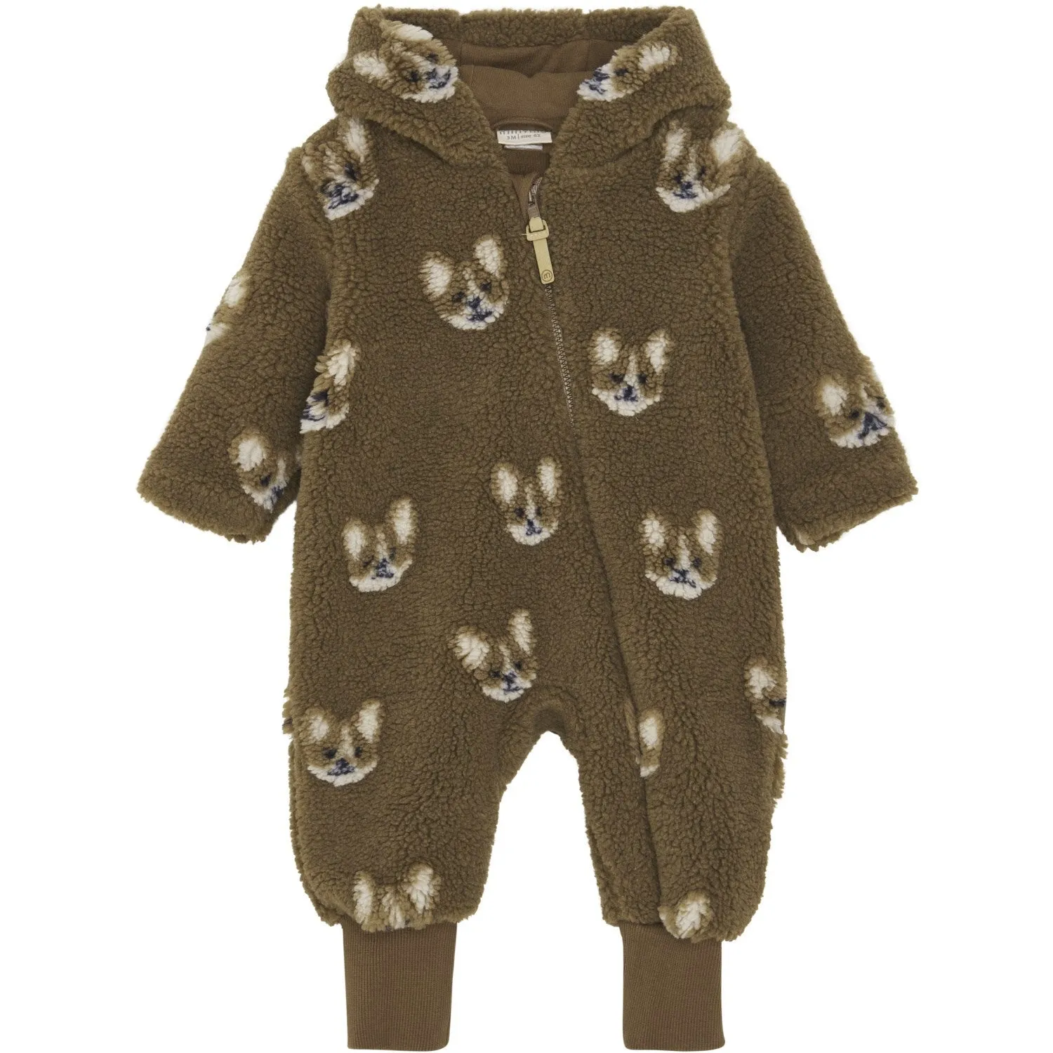 Comfortable fit shirt Minymo Sepia Jumpsuit Teddy