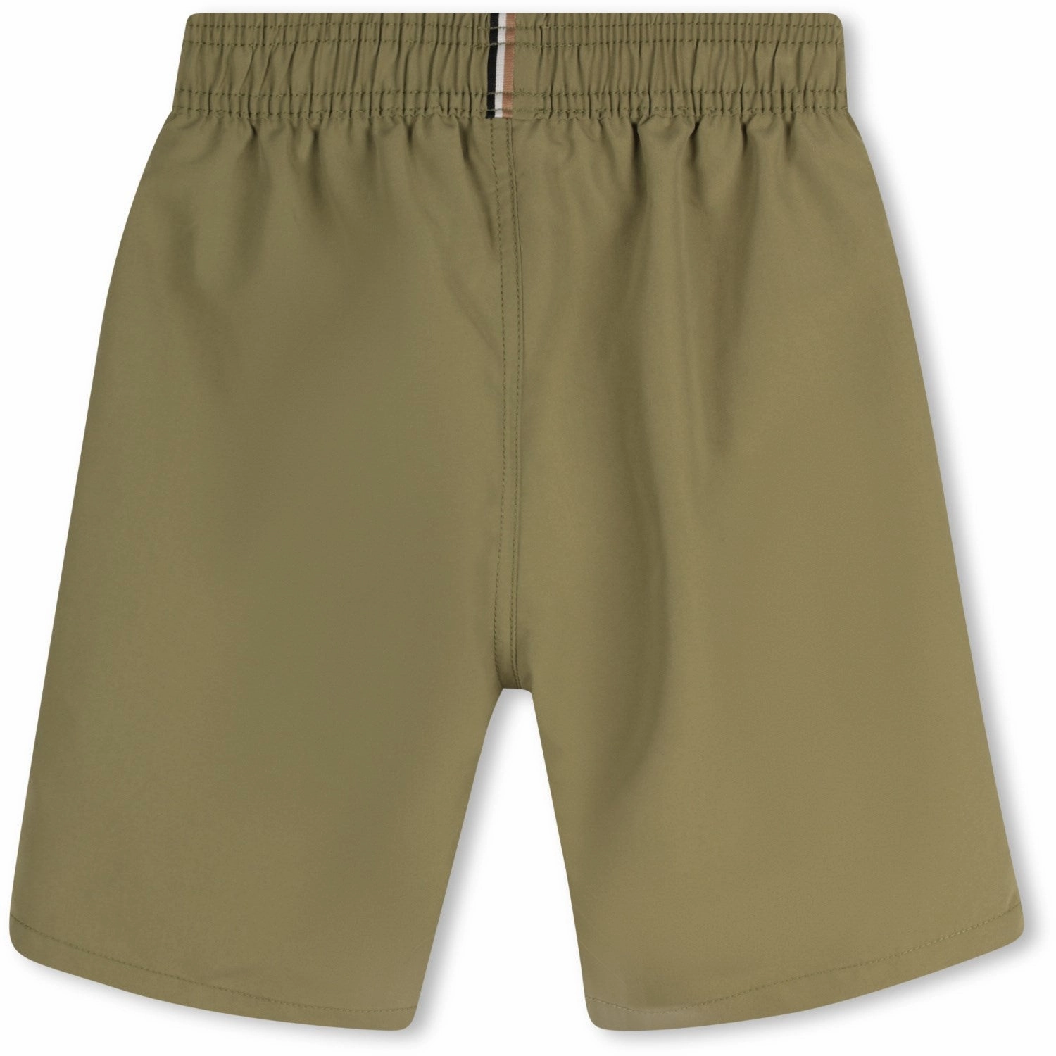 Hugo Boss Dark Green Swim Shorts Smooth-Finish anti slip grip