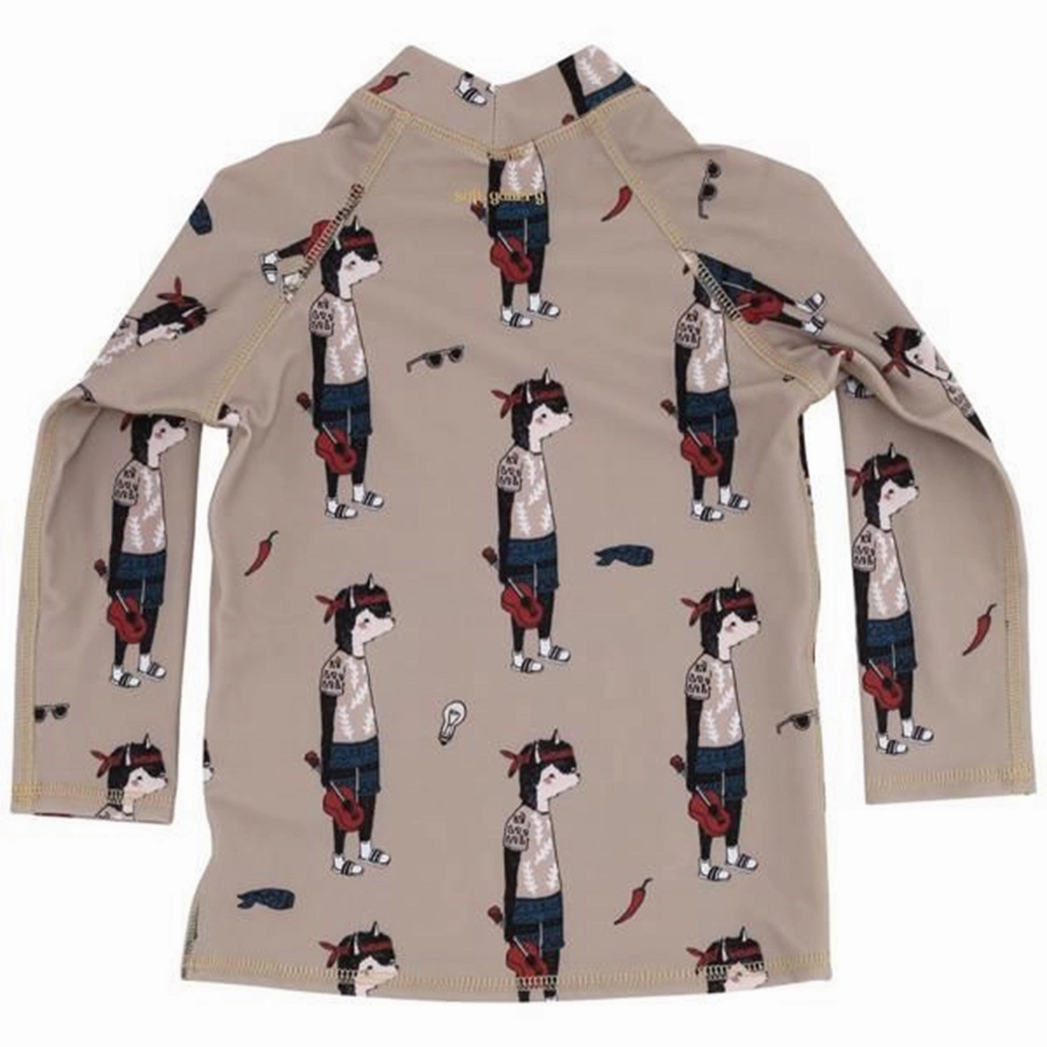 Soft Gallery Oxford Tan Dude Baby Astin Swim Shirt Smooth Yoke Construction Active Style