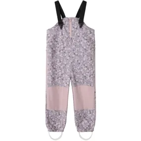 Name it Deauville Mauve Alfa08 Softshell Pants Small Flower Abrasion Resistant Material Chic casual