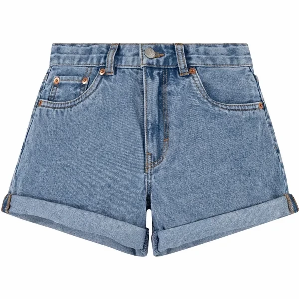 WideLegOpening Levi's Mini Mom Shorts W/ Roll Cuf Vibe Check