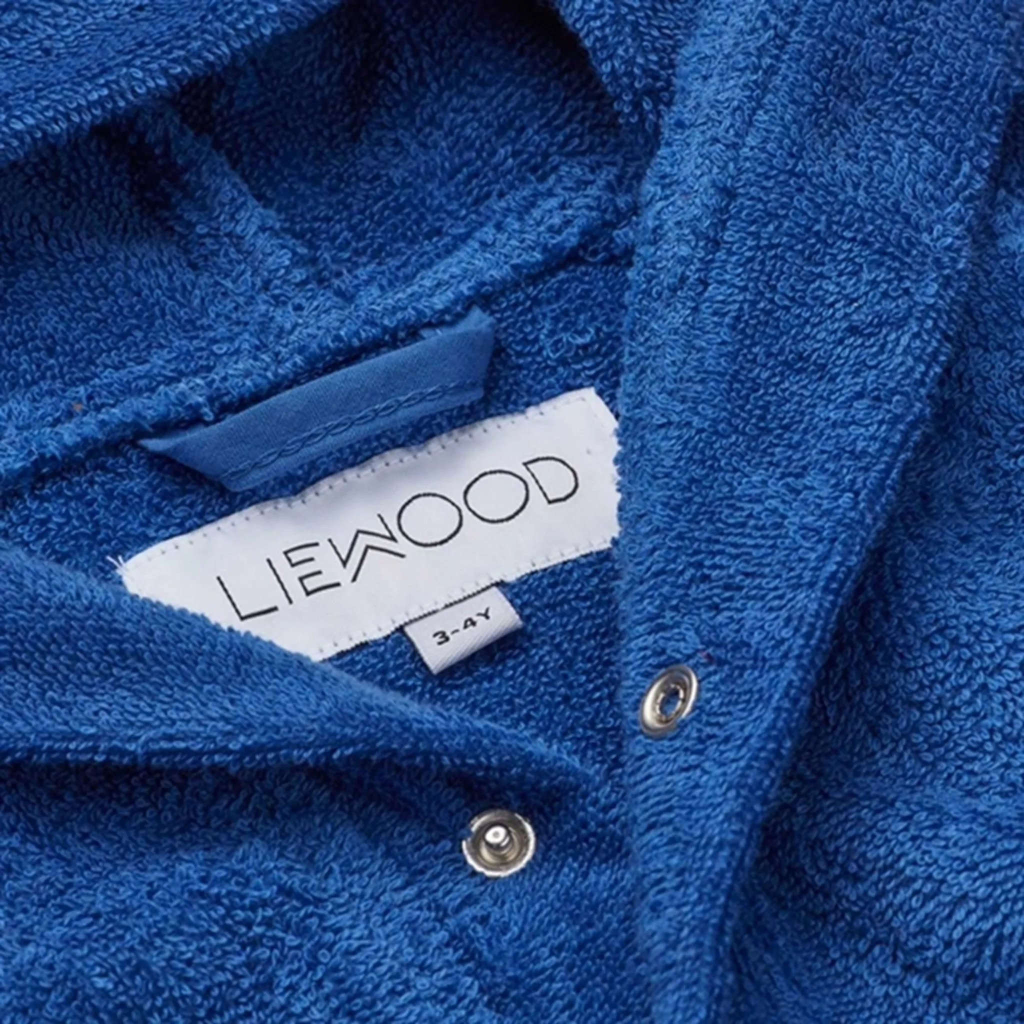 Liewood Lily Bathrobe Dino/Surf Blue Stay In Style Stay Home