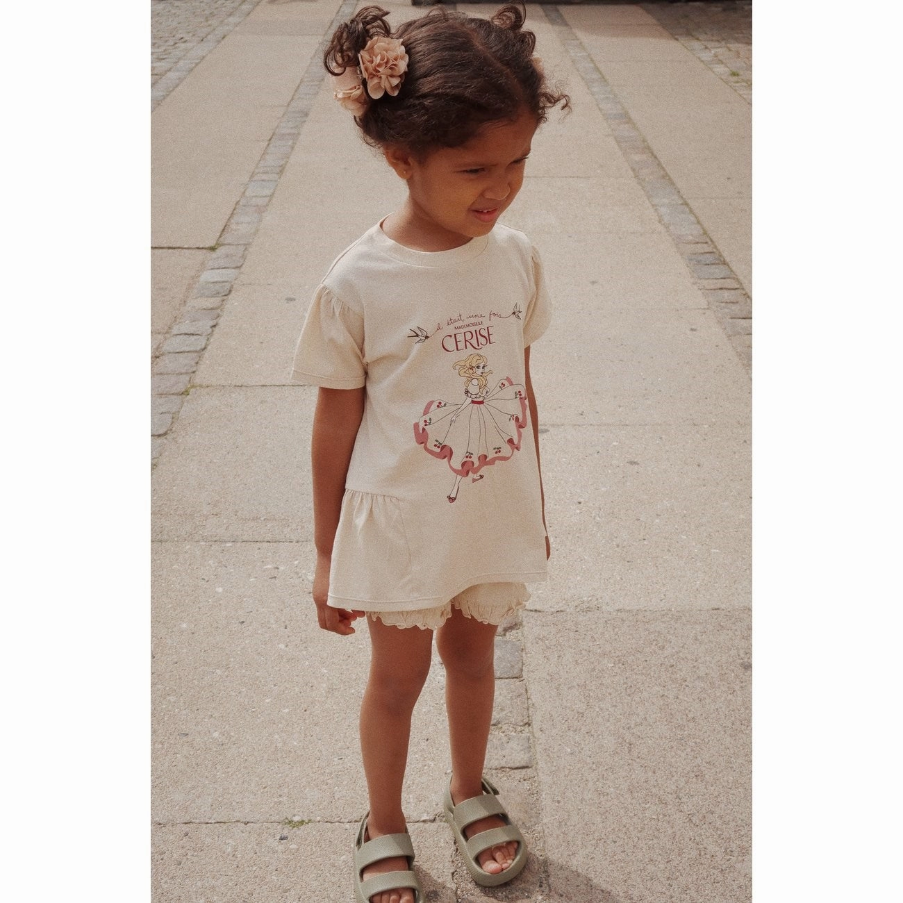 Konges Sl?jd Smoke Gray Famo Frill Set Quick Adjust Fit