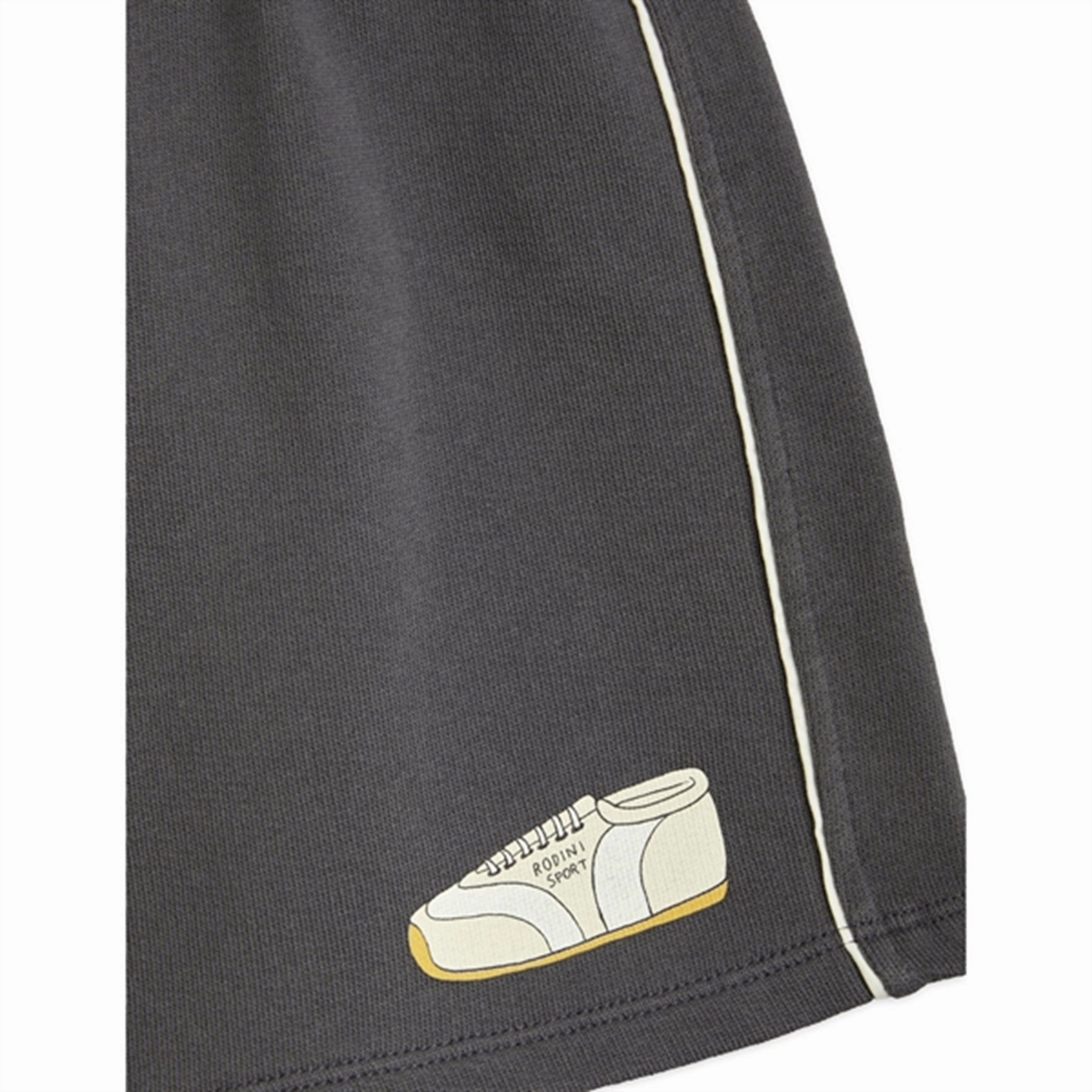 WaterResistantFinish Mini Rodini Grey Jogging Sp Sweatshorts Long