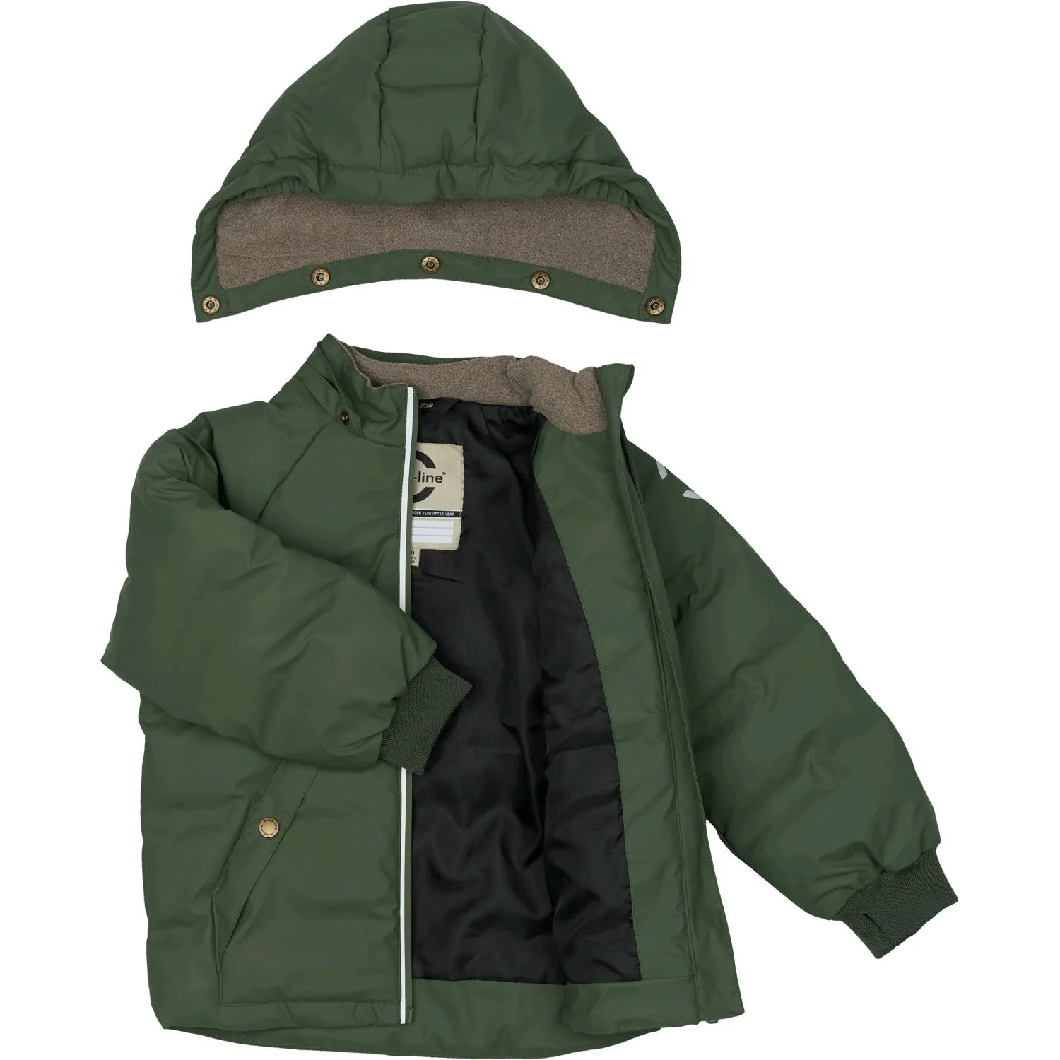 Functional suitable for weekend getaways Mikk-Line Thyme PU Puff Jacket