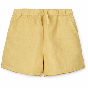 Hidden Storage Compartment Liewood Crispy Corn Tage Linen Shorts