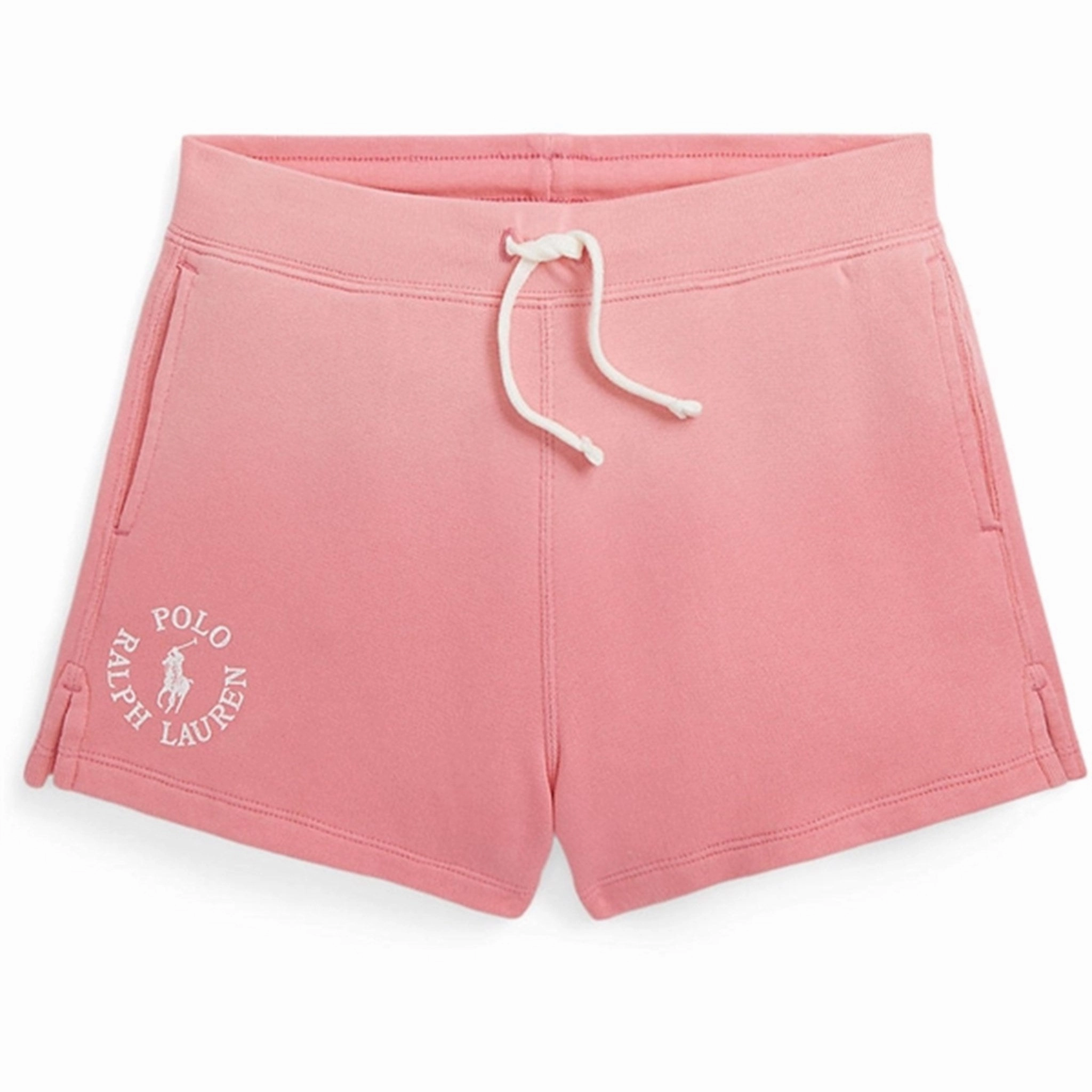 Anti Slip Waist Grip Polo Ralph Lauren Girl Athletic Shorts Ribbon Pink