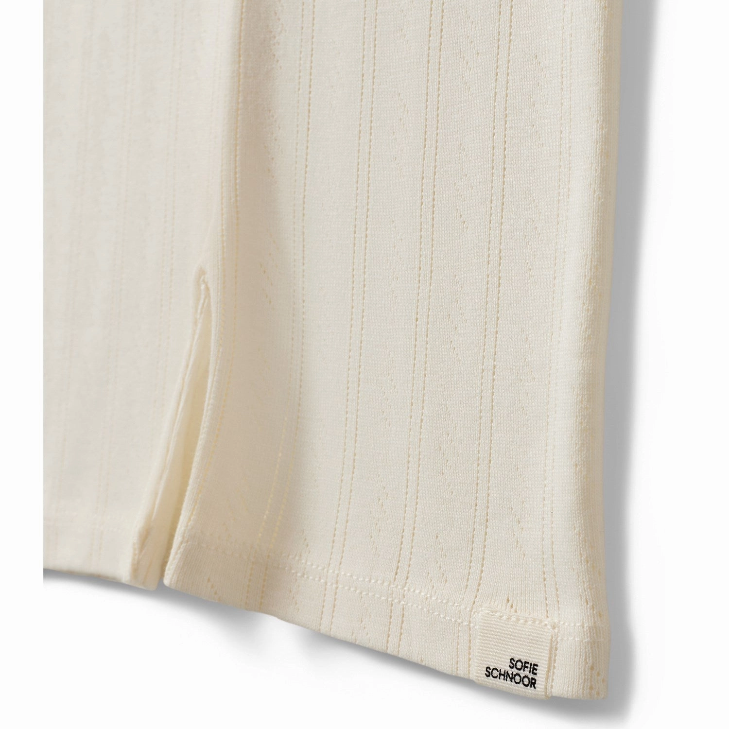 Sofie Schnoor Off White Nevasb Shorts Roll Up Cuff Design maternity option