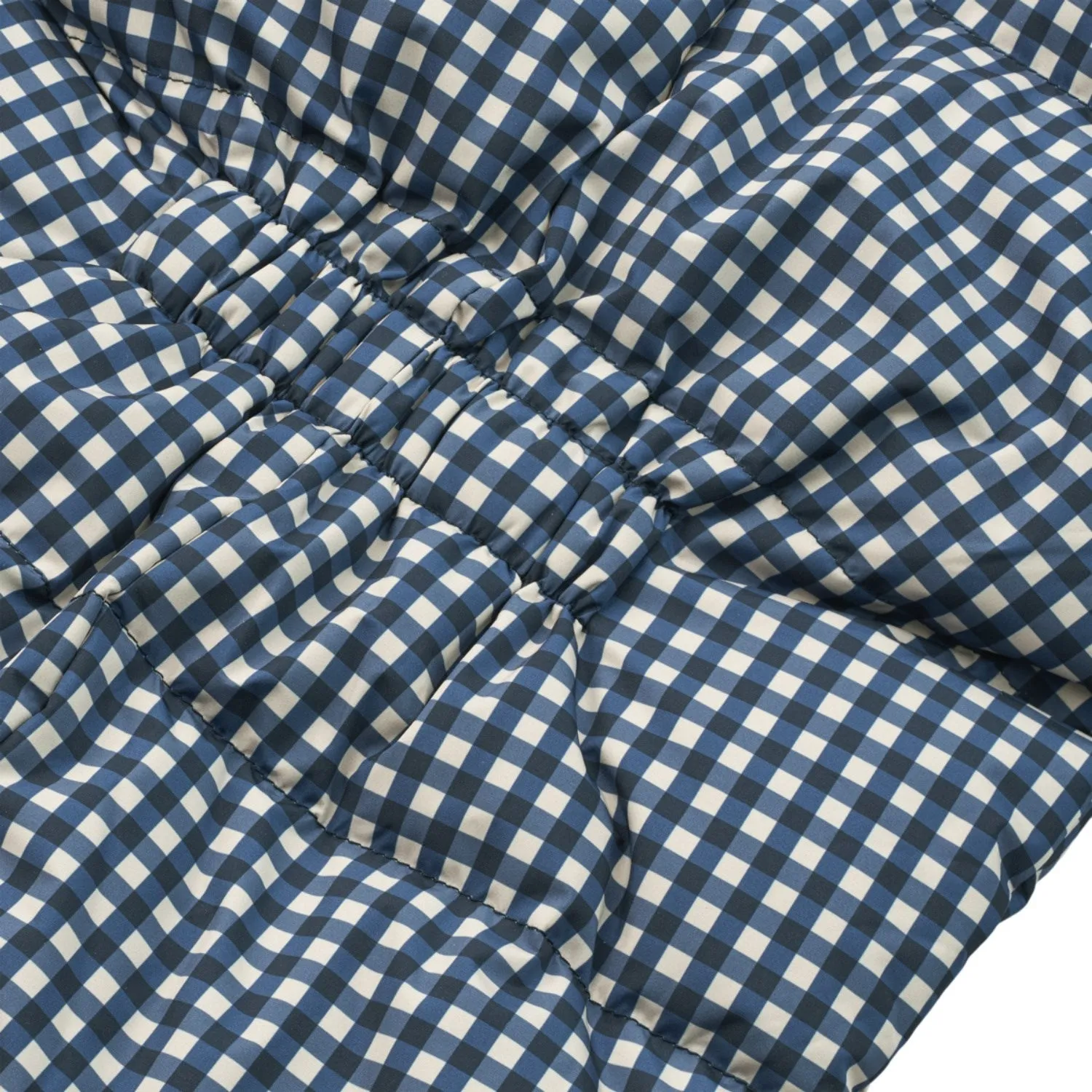 Evening-Wear Buckle-Detail LieWood Check Classic Navy / Dark Sandy Sylvie Baby Snowsuit