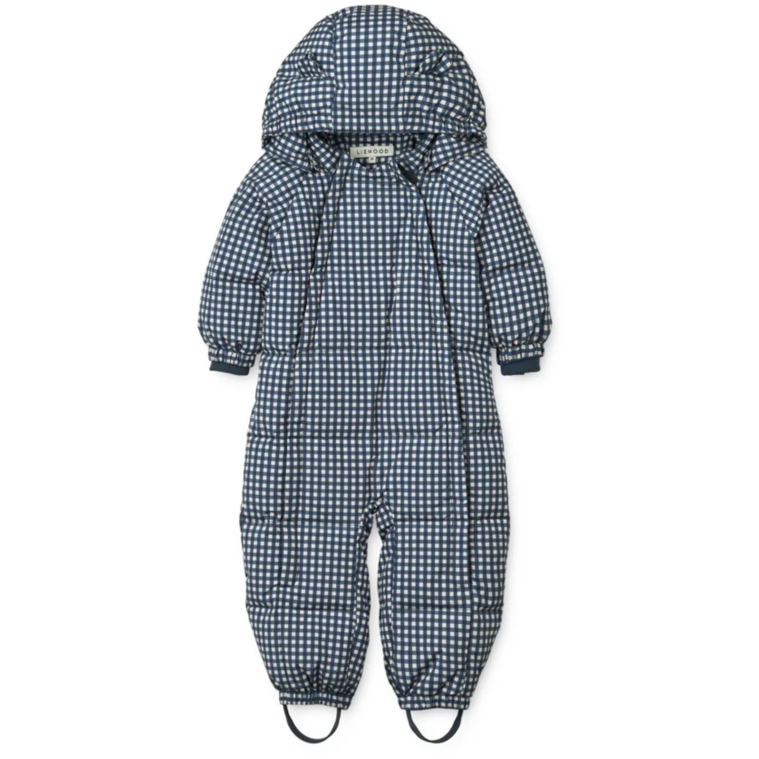 Statement-Piece Versatile everyday shirt LieWood Check Classic Navy / Dark Sandy Sylvie Baby Snowsuit