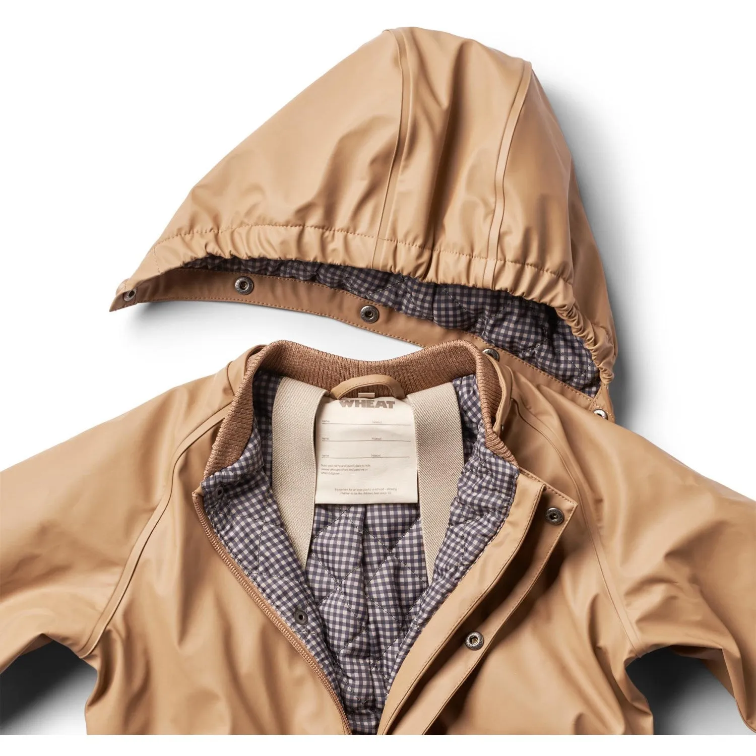 Hike Wear Damp Walk Wheat Cappuccino Thermo Rainsuit Aiko